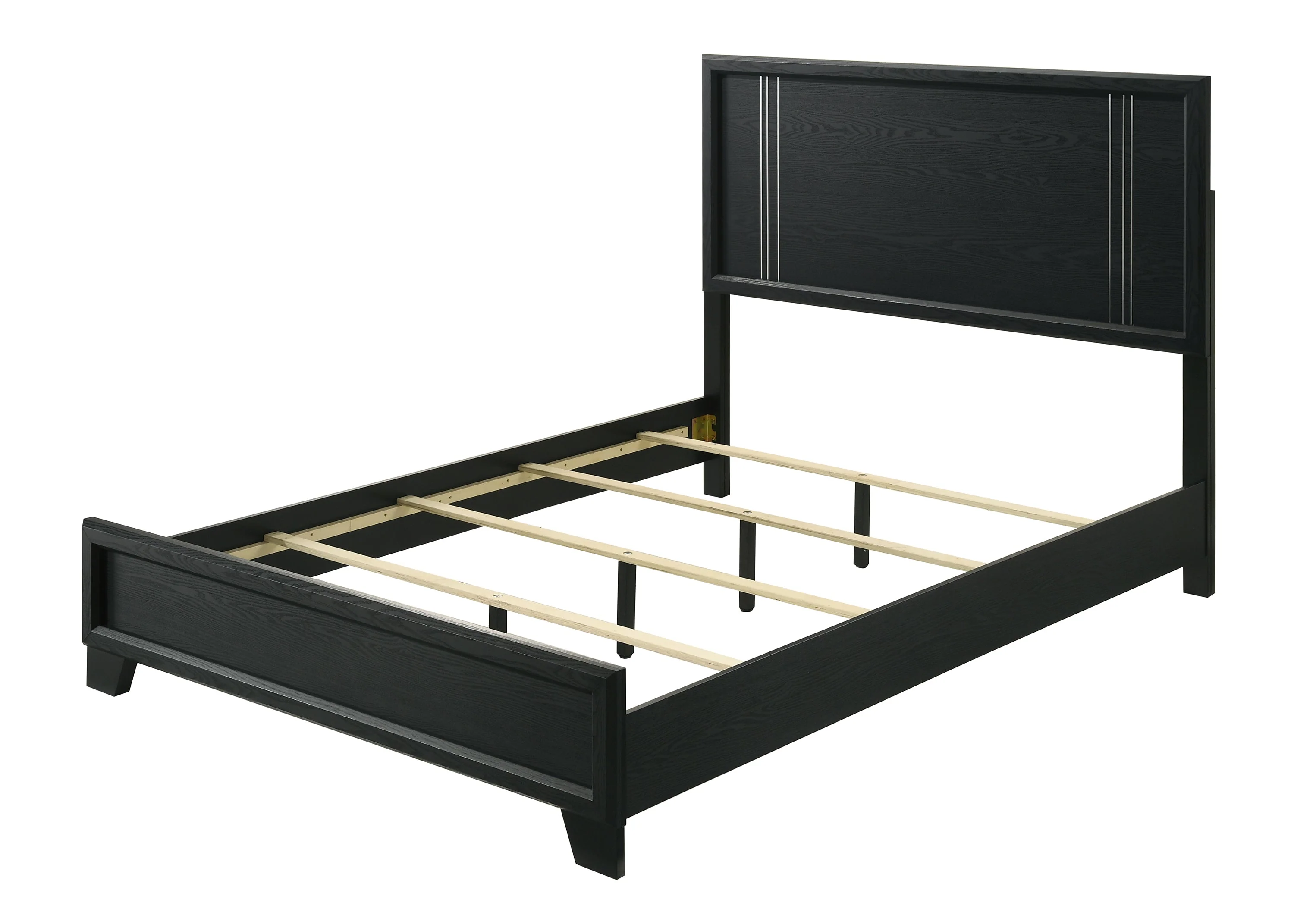 Charlie Charcoal Queen Panel Bed - Image 3