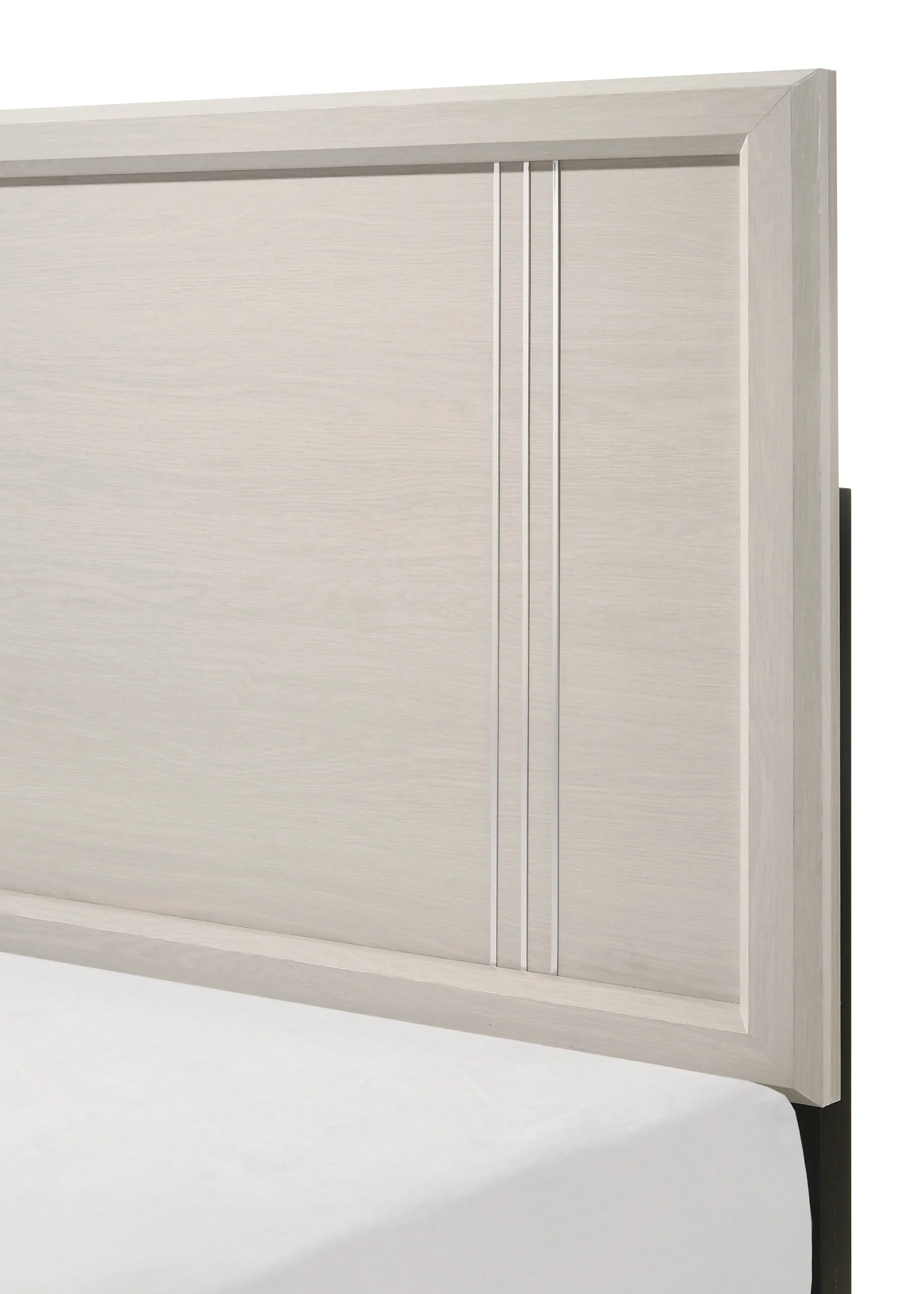 Charlie White Full Panel Bed - Image 2
