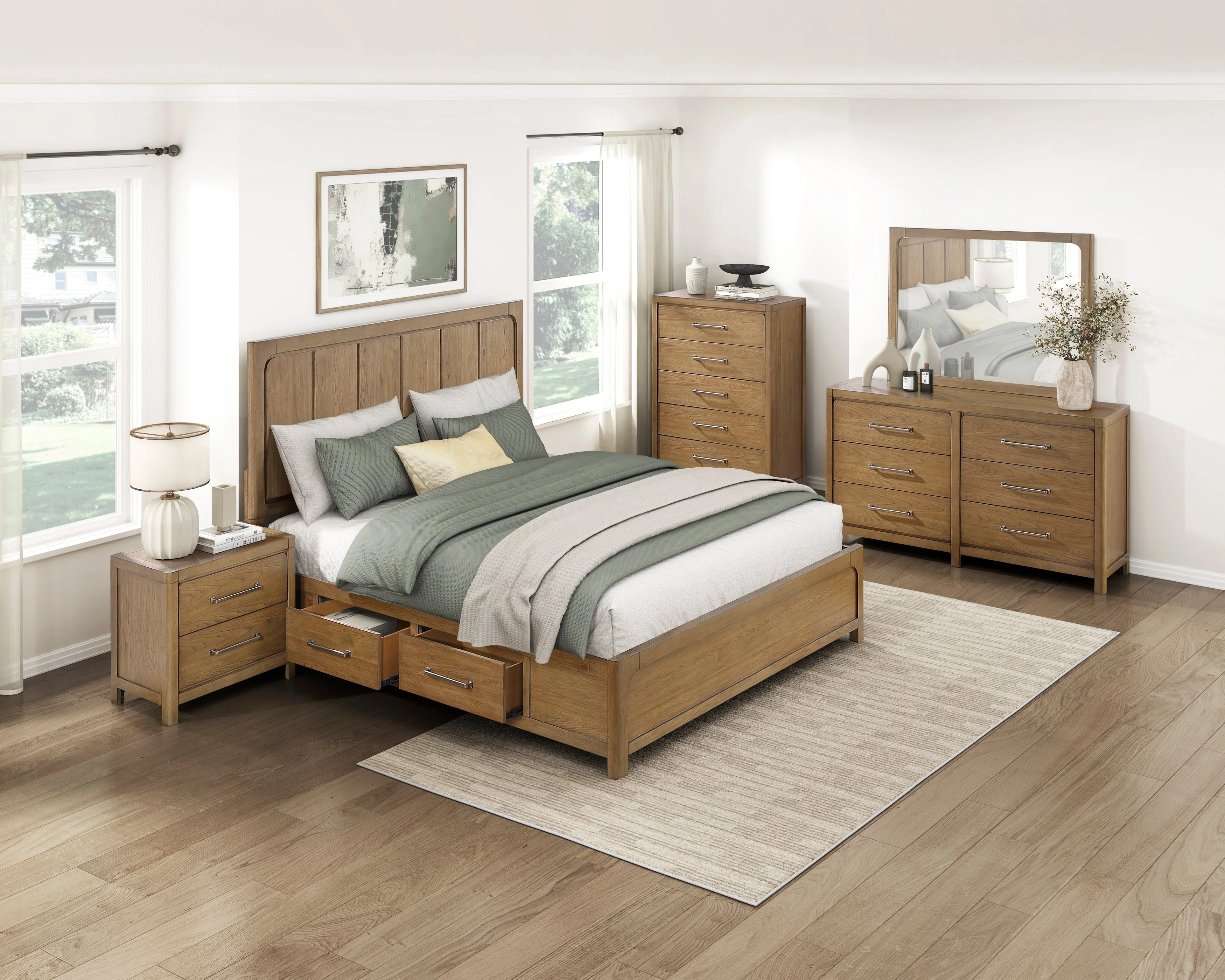 Charlotte Light Brown Dresser - Image 7