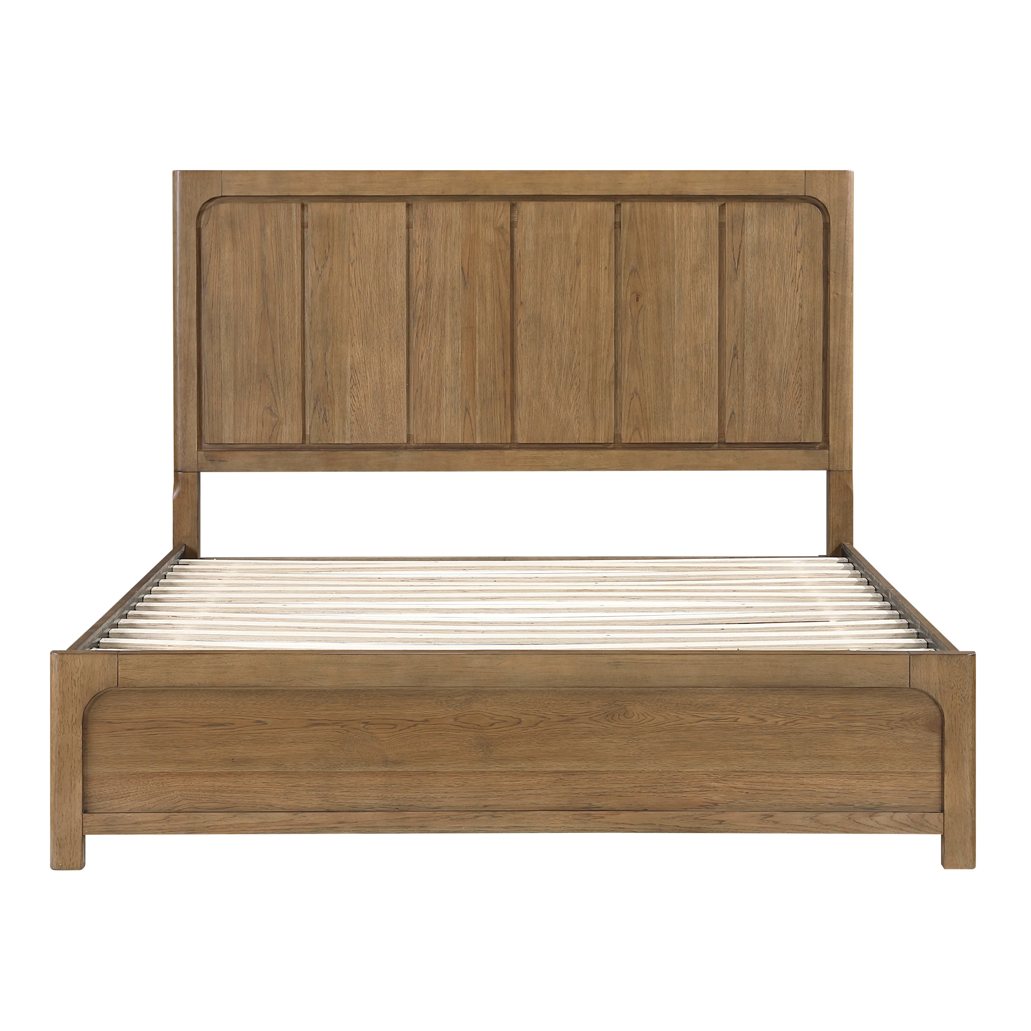 Charlotte Light Brown Eastern King Storage Platform Bed - Image 3