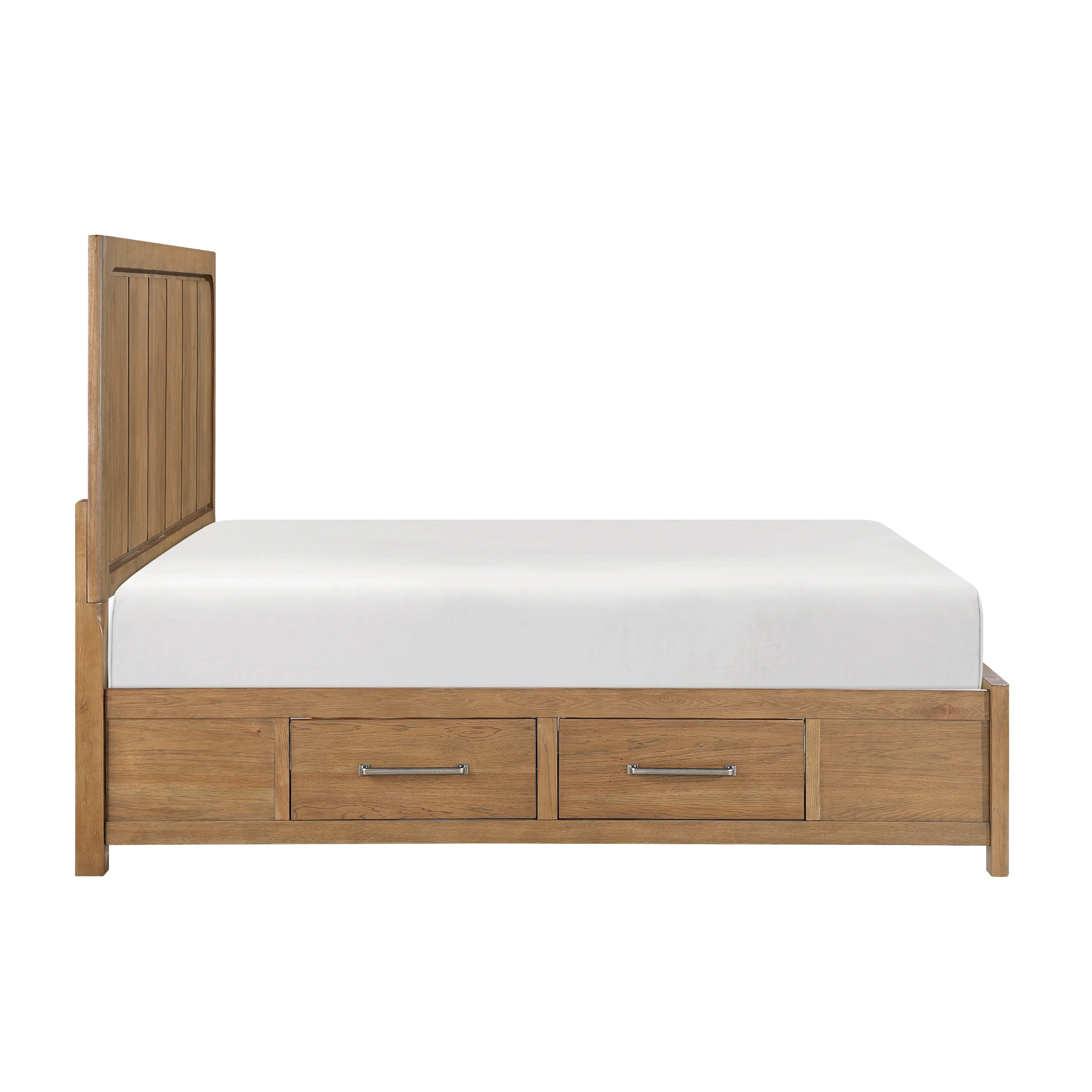 Charlotte Light Brown Eastern King Storage Platform Bed - Image 5