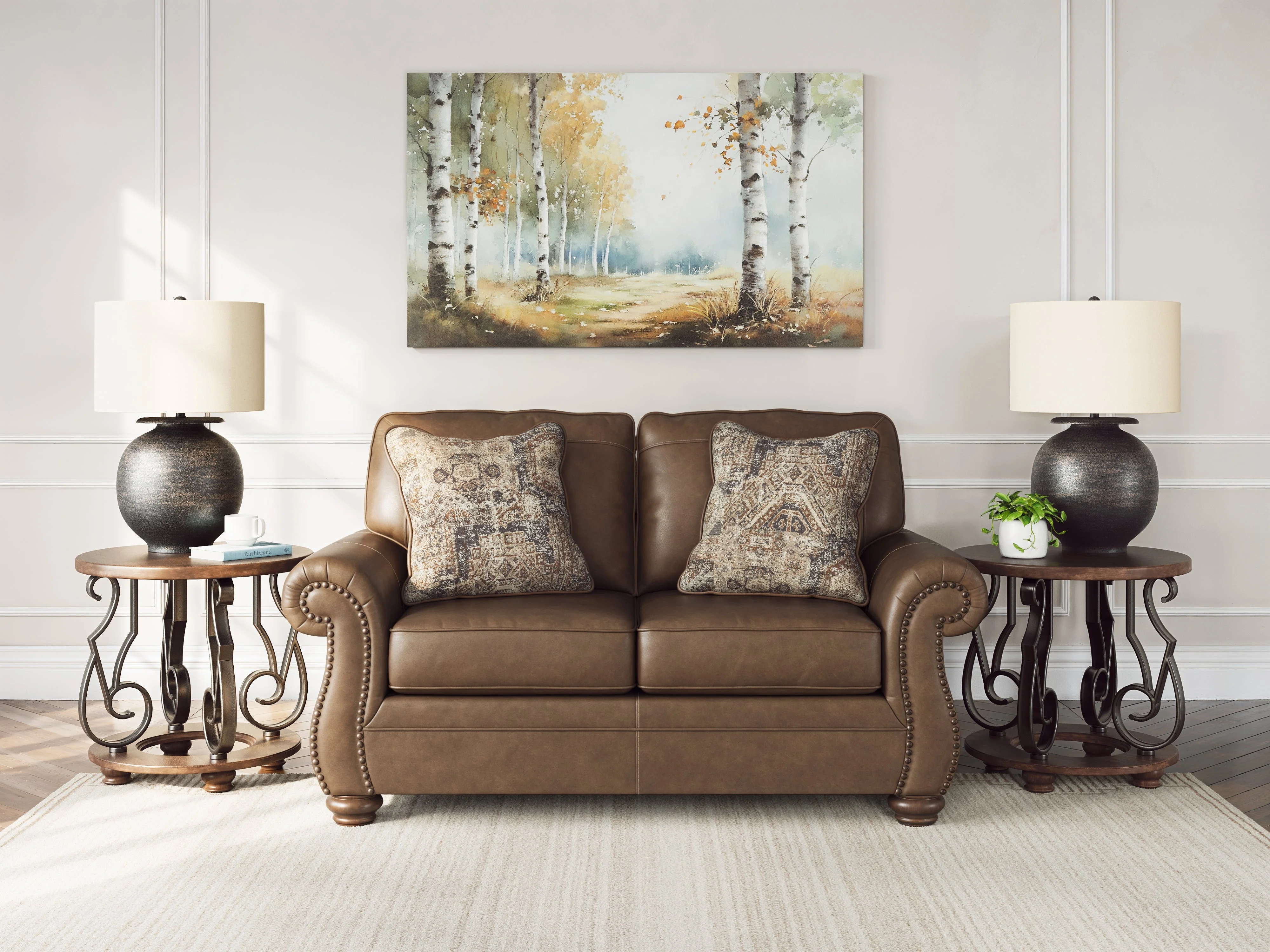 Chasemore Earth Sofa and Loveseat - Image 15