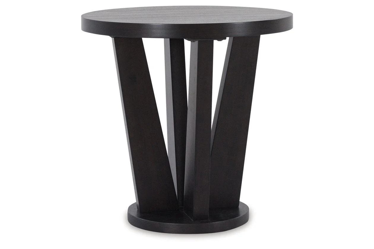 Chasinfield Dark Brown Coffee Table and 2 End Tables - Image 5