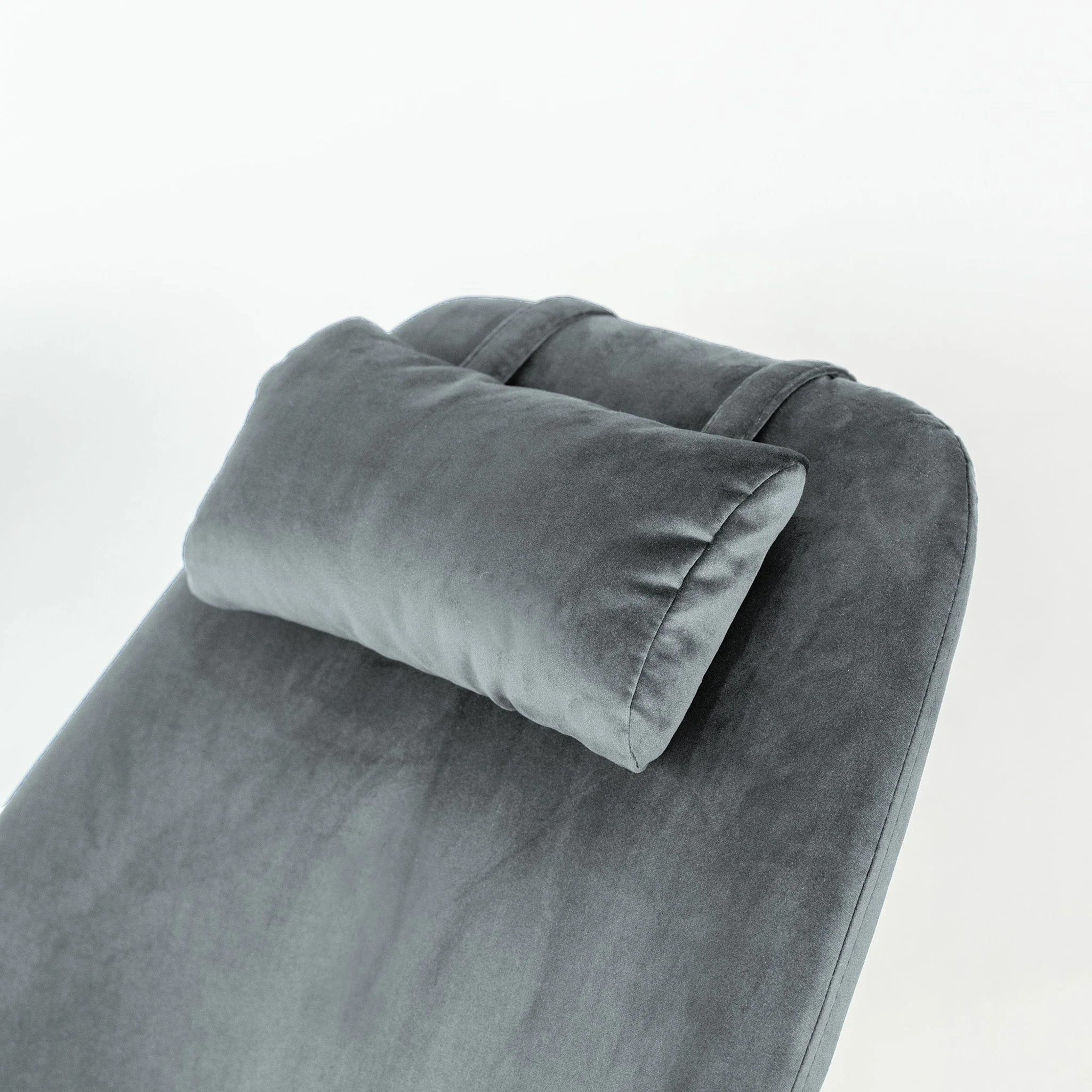 Chelsea Grey Velvet Rocking Chair - Image 5