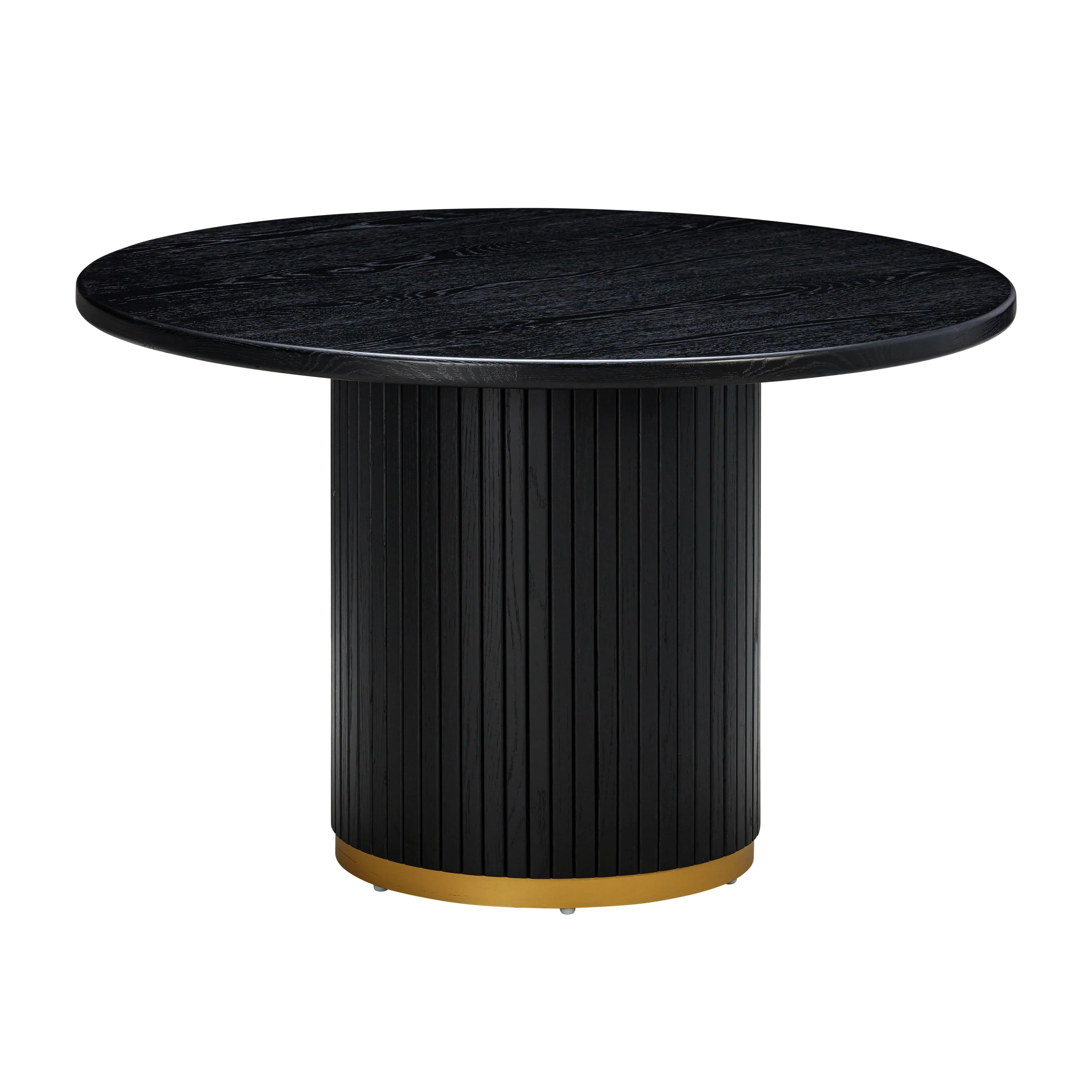 Chelsea Oak Wood 47" Round Dining Table - Image 10