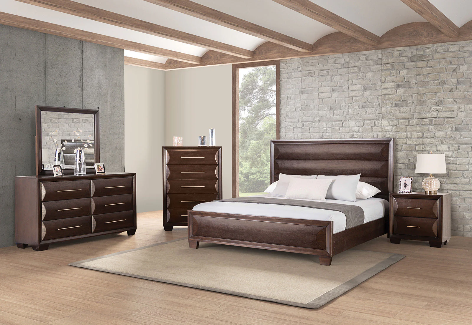 Chemnitz Espresso King Bed - Image 2