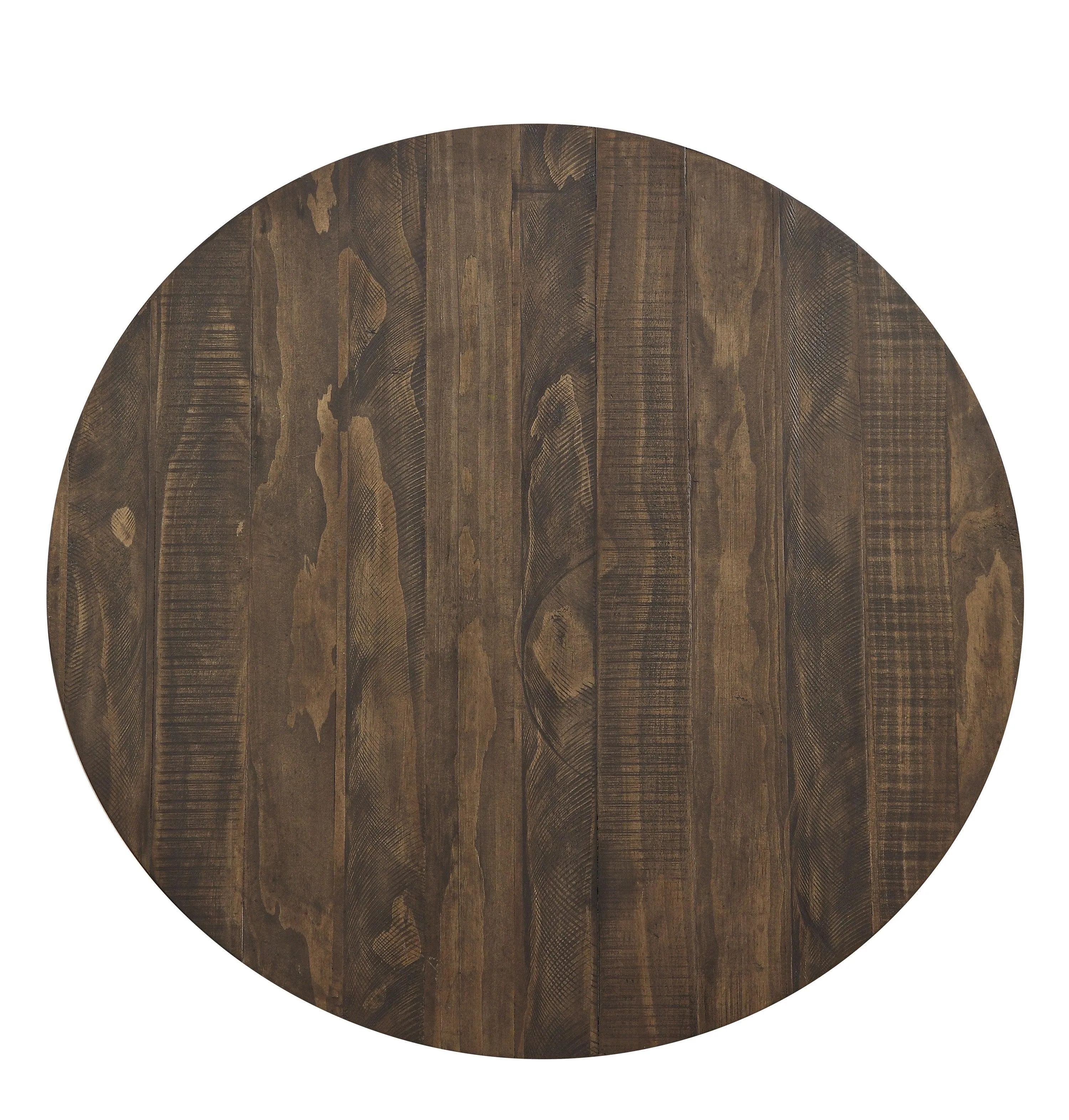 Chevre Brown/Gray Round Counter Height Set - Image 2