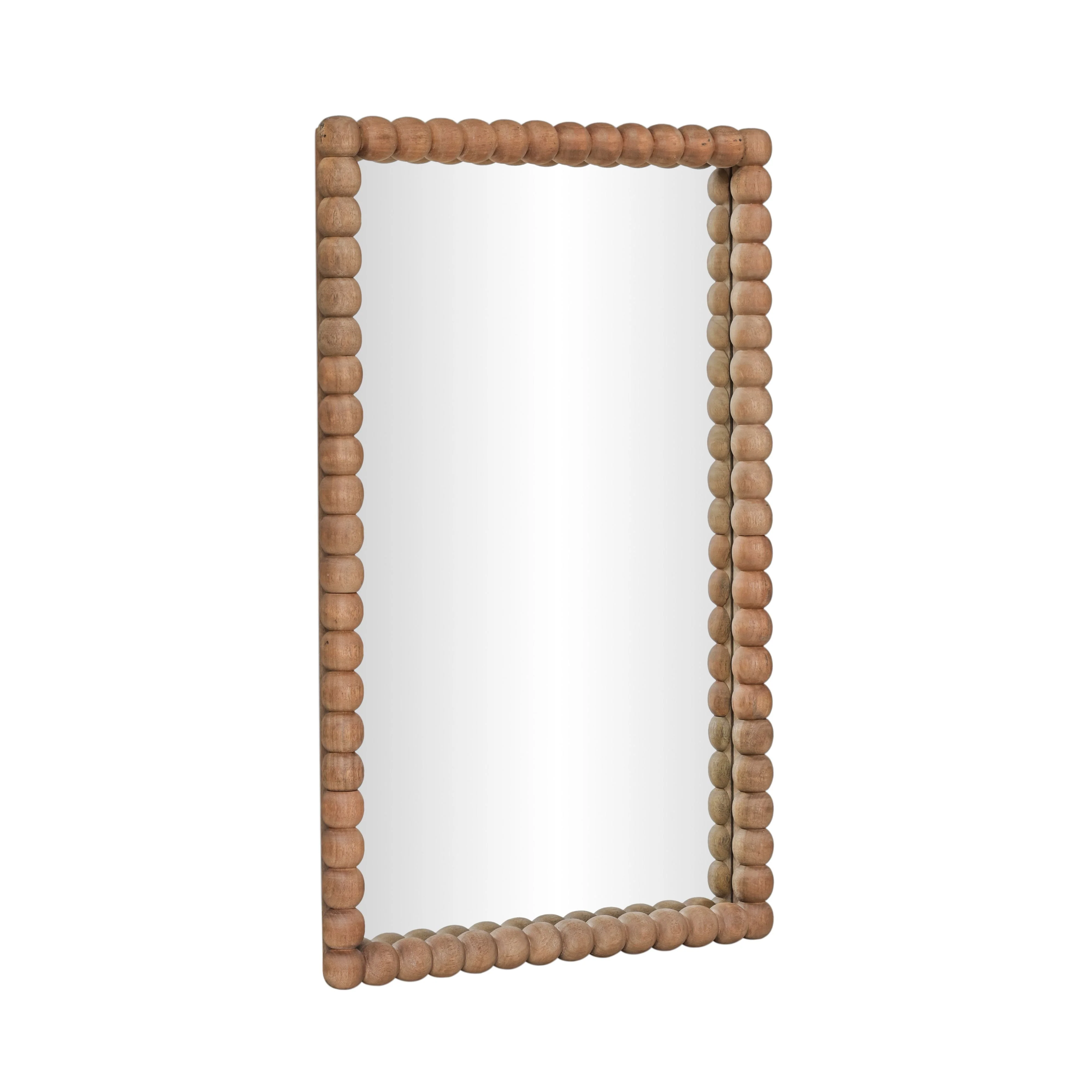 Cheyanne 29"X44" Carved Solid Wood Rectangular Wall Mirror - Image 2