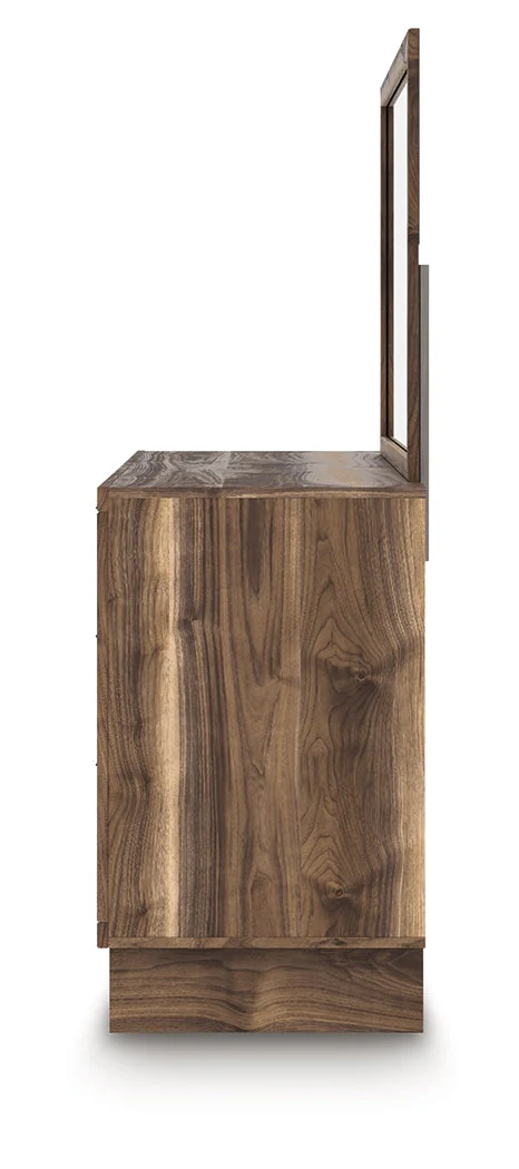 Chirason Brown Dresser and Mirror - Image 7