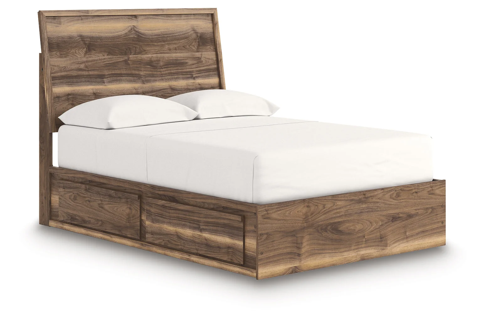 Chirason Brown Full Panel Bed with Storage