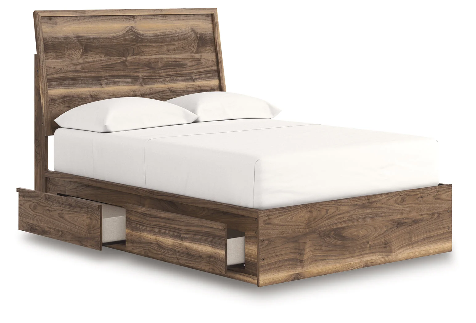 Chirason Brown Full Panel Bed with Storage - Image 4