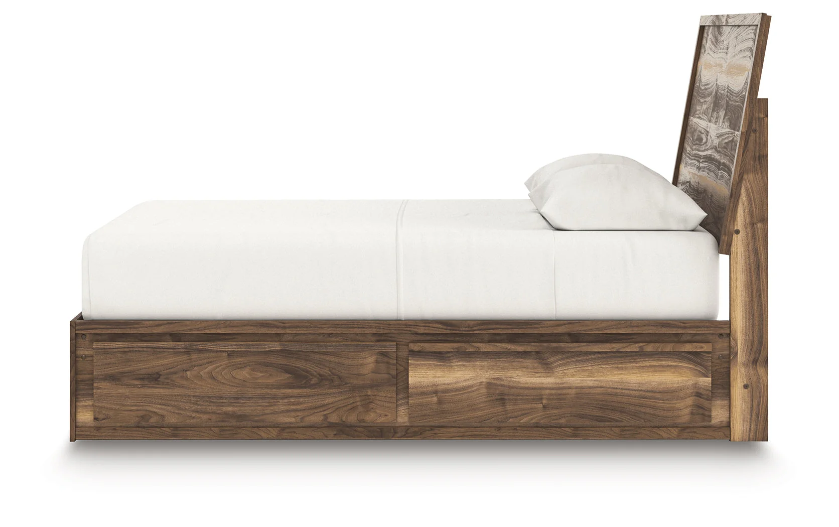 Chirason Brown Queen Panel Bed with Storage - Image 7