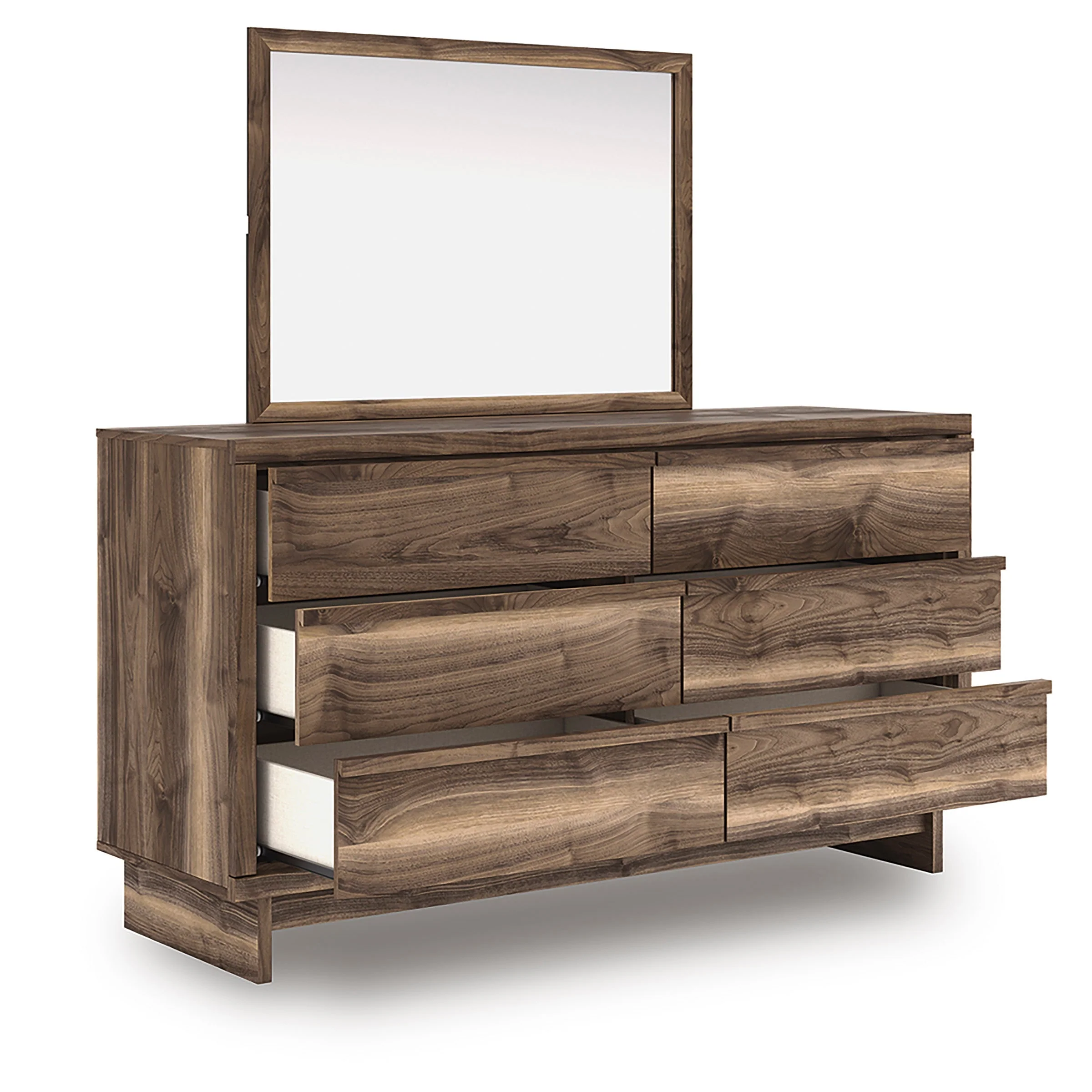 Chirason Brown Storage Panel Bedroom Set with 2 One-Side Drawers - Image 15