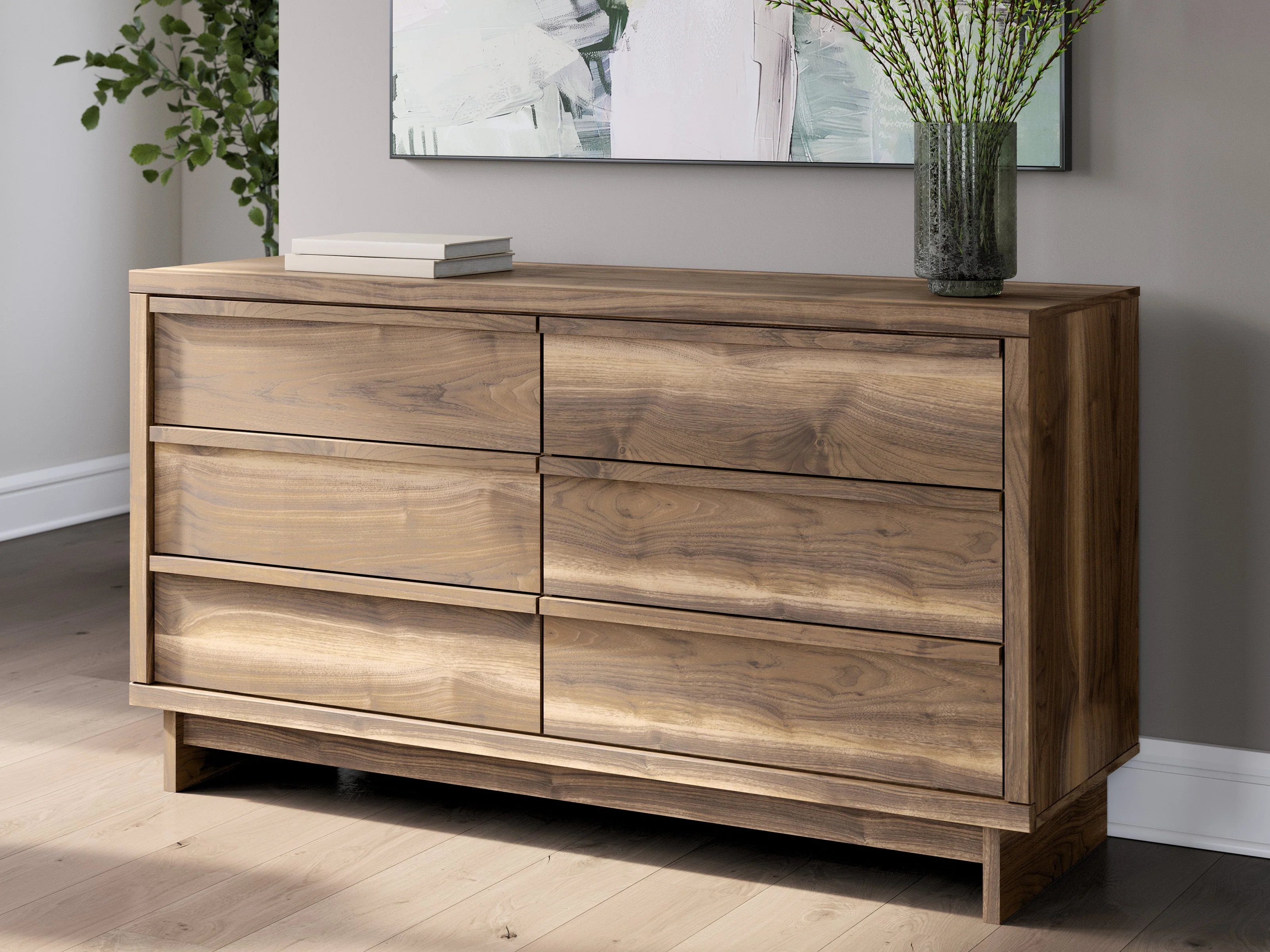 Chirason Brown Storage Panel Bedroom Set with 2 One-Side Drawers - Image 21