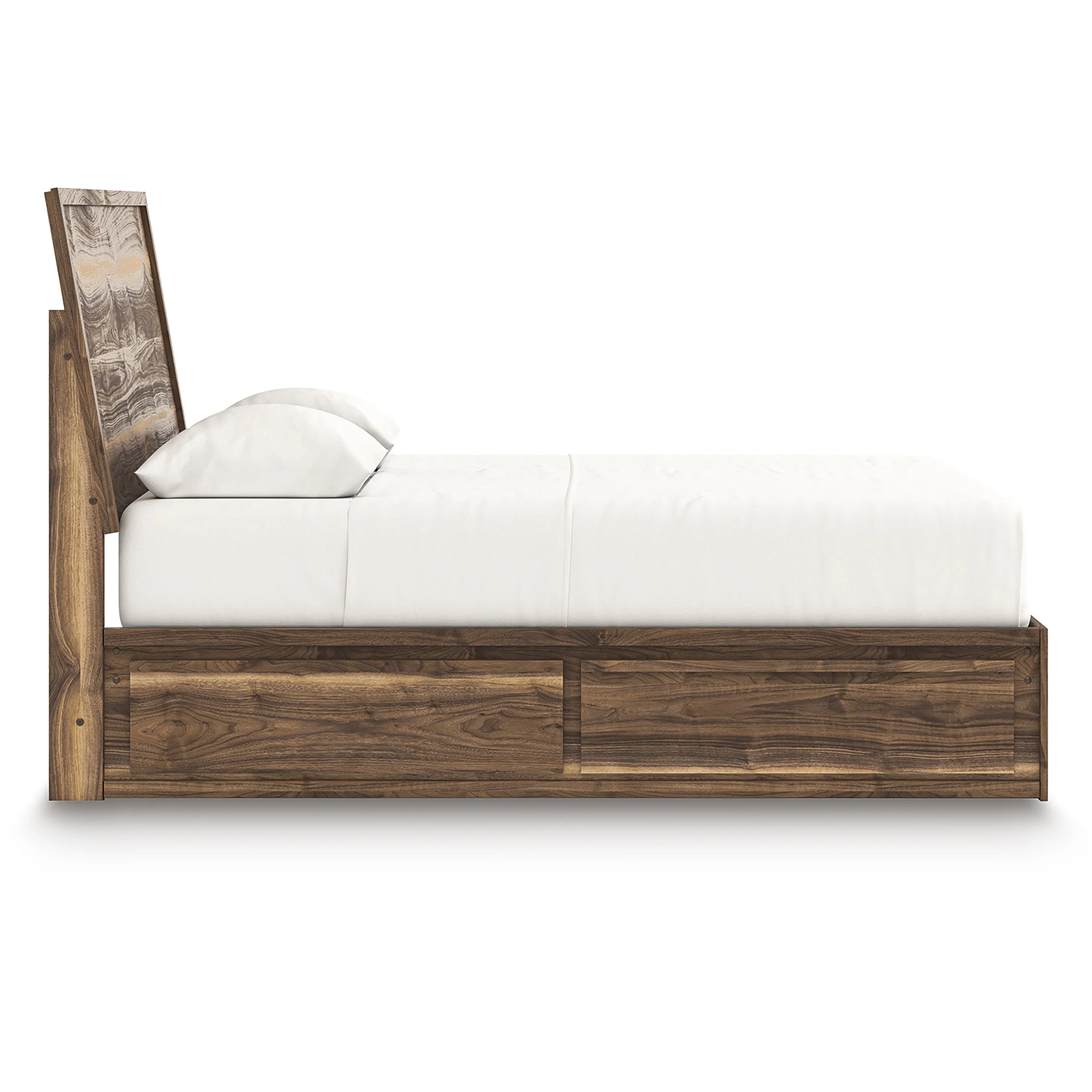 Chirason Brown Storage Panel Bedroom Set with 2 One-Side Drawers - Image 4
