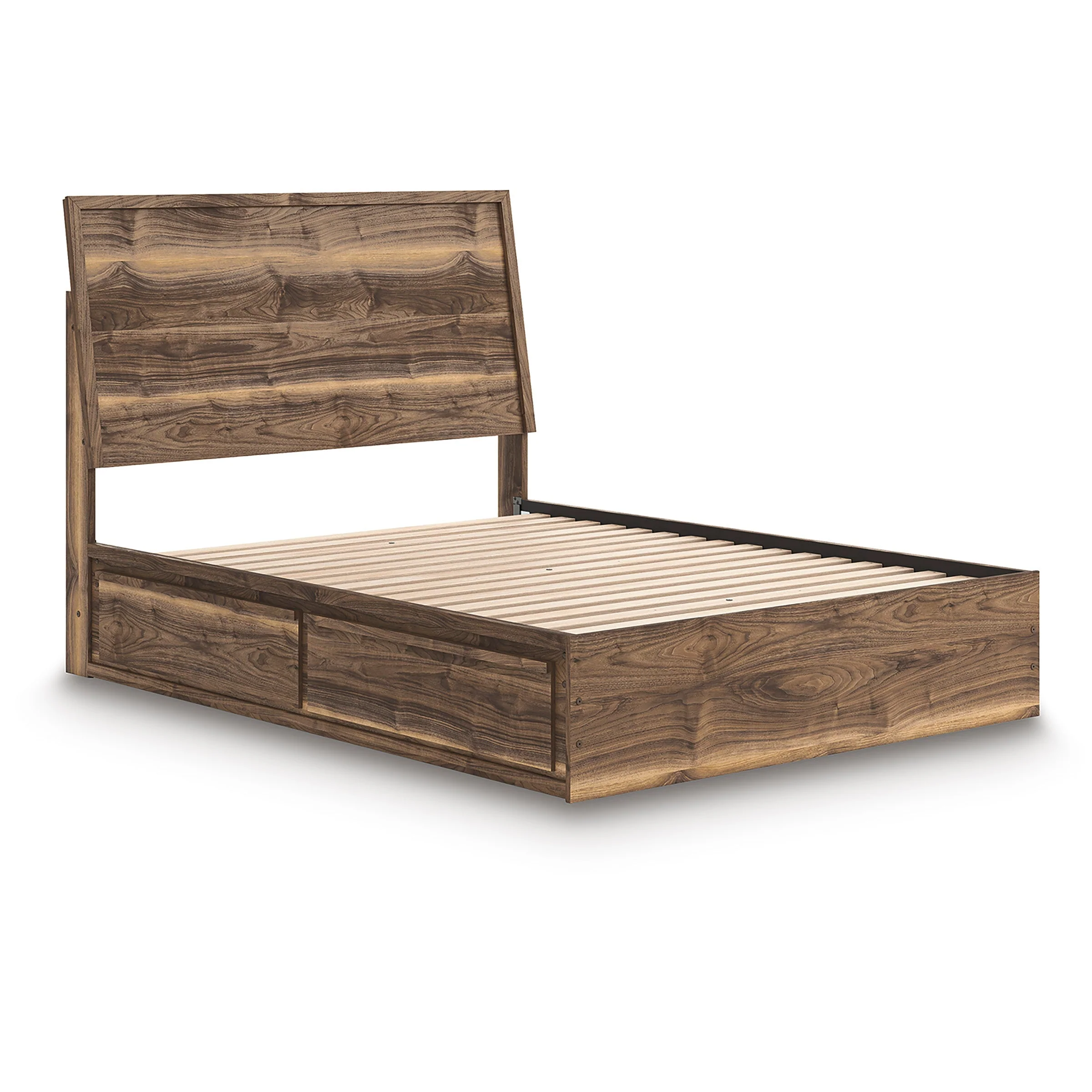 Chirason Brown Storage Panel Bedroom Set with 4 Side Drawers - Image 5