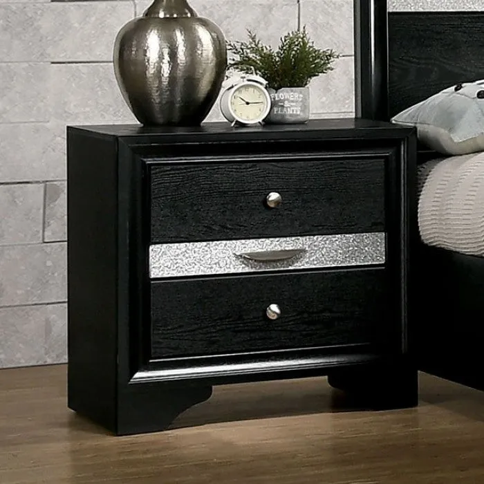 Chrissy Black 4-Piece Queen Bedroom Set - Image 3