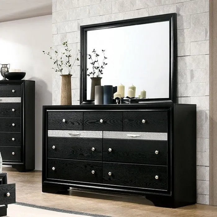 Chrissy Black 4-Piece Queen Bedroom Set - Image 4
