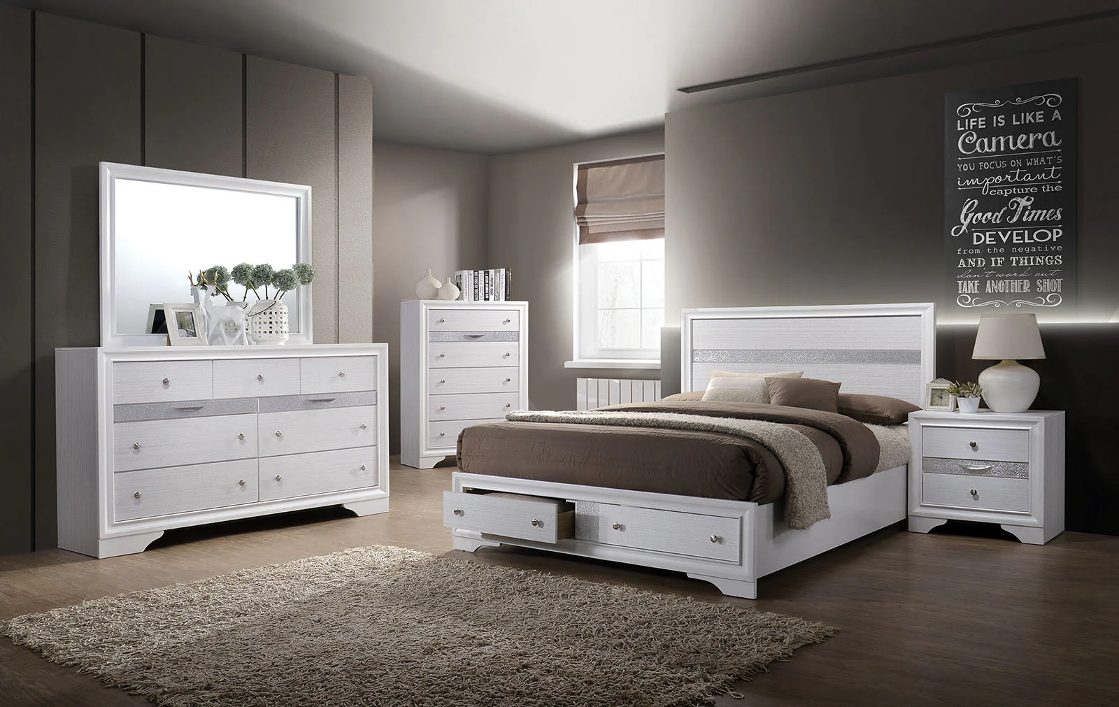 Chrissy White Dresser - Image 2