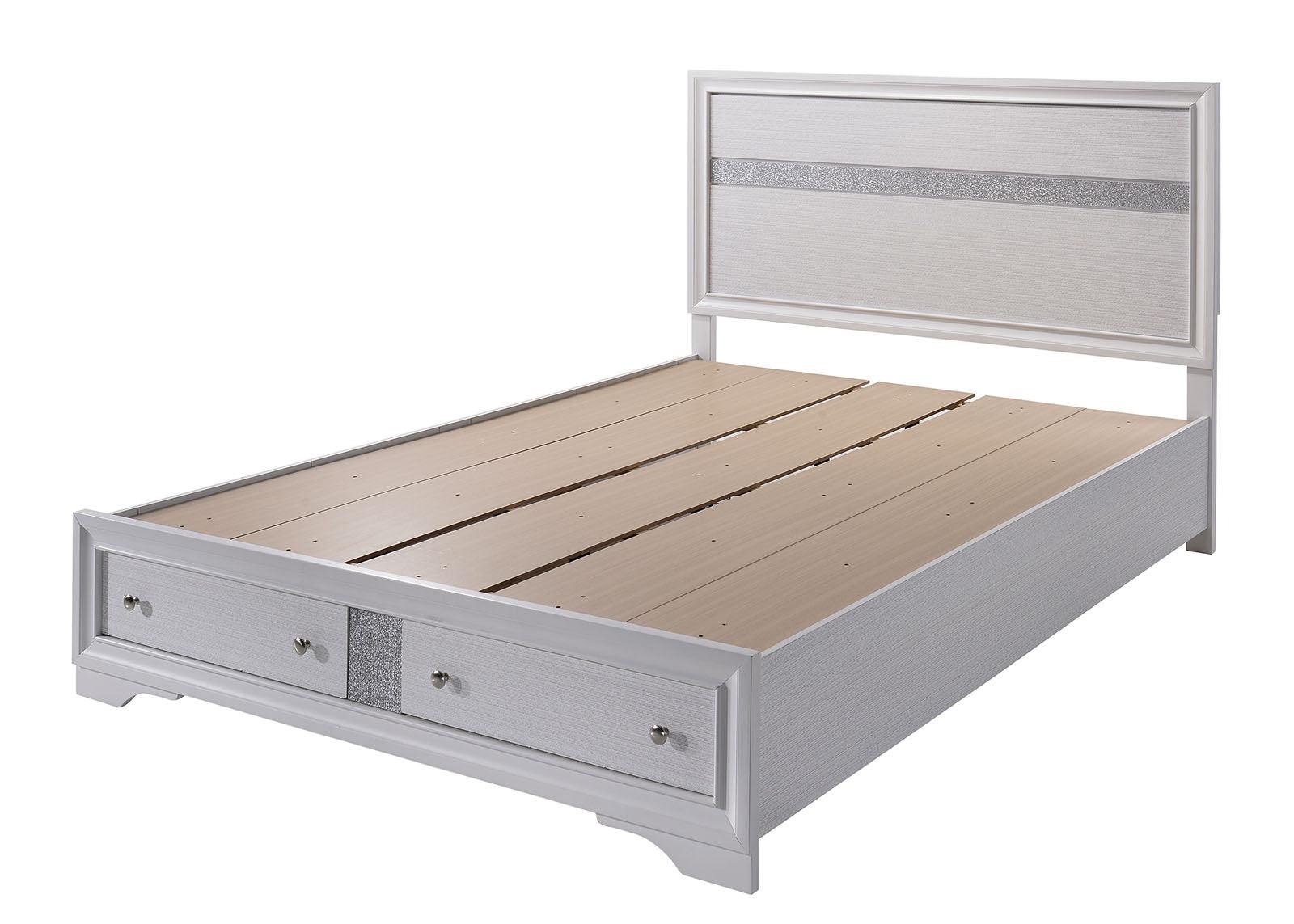 Chrissy White King Storage Platform Bed - Image 2