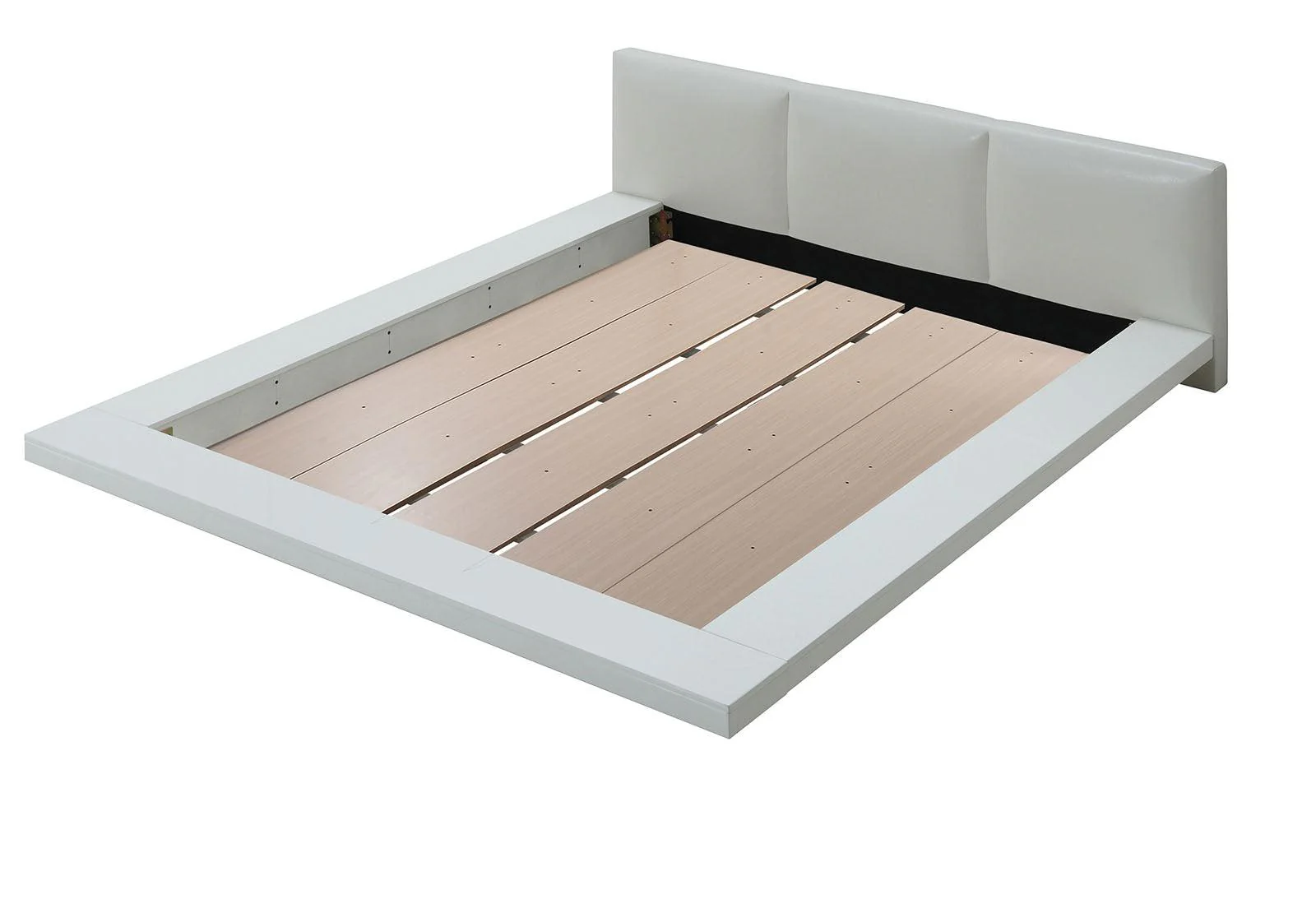 Christie White King Platform Bed - Image 2