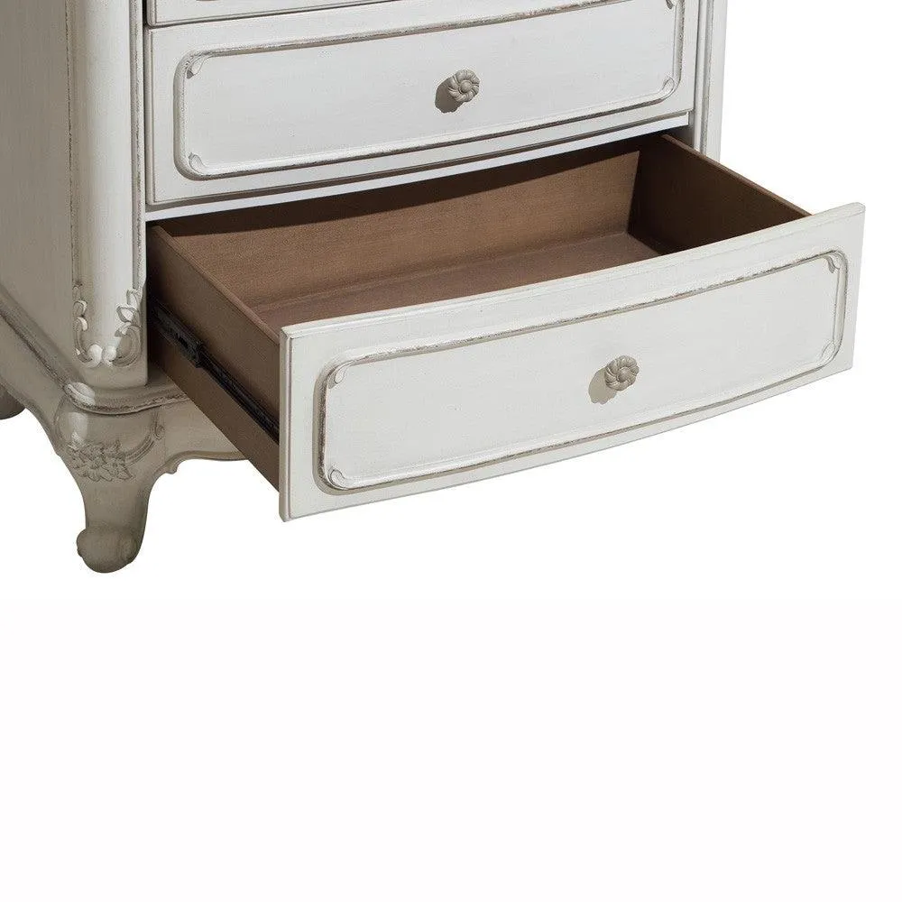 Cinderella Antique White Chest - Image 5