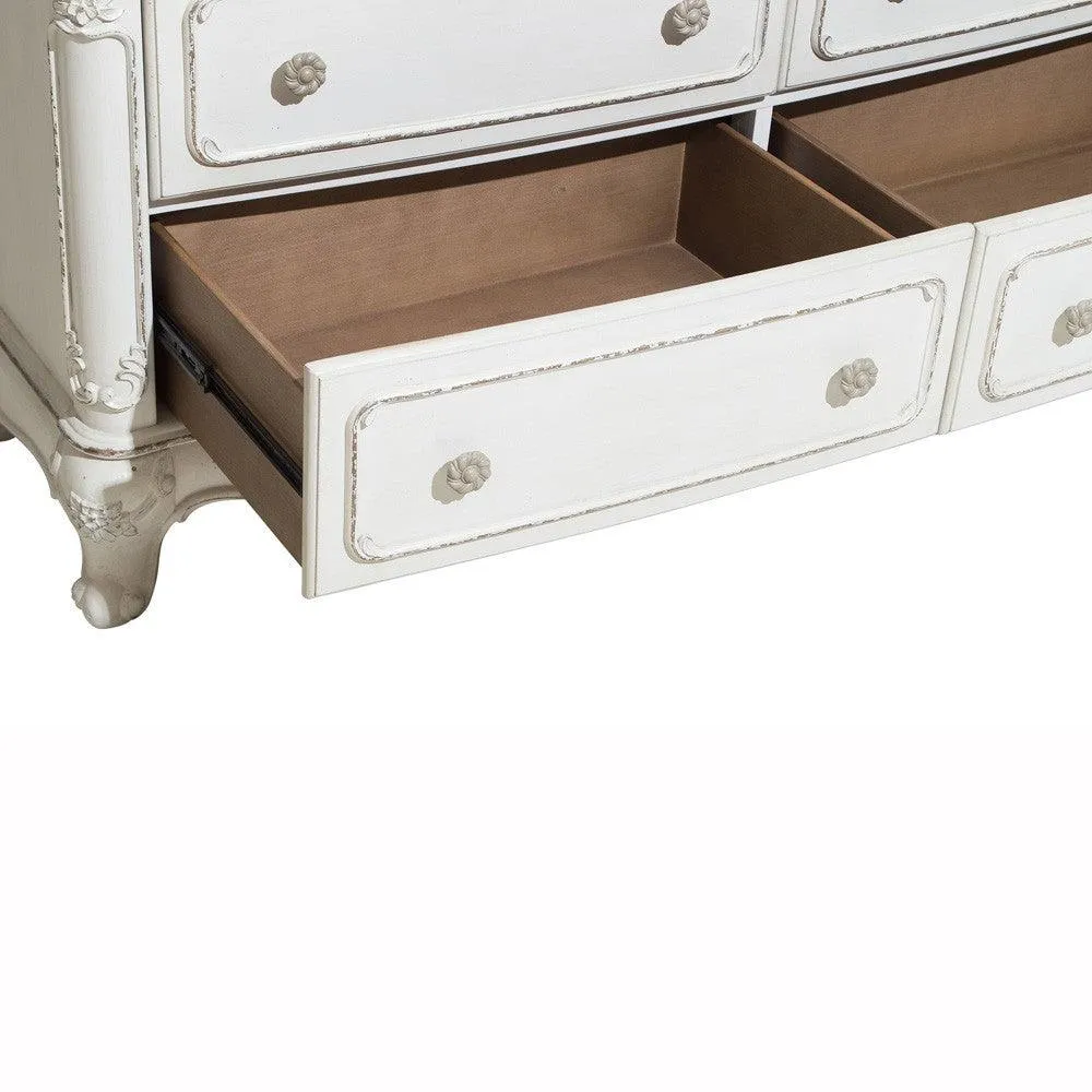 Cinderella Antique White Dresser - Image 5