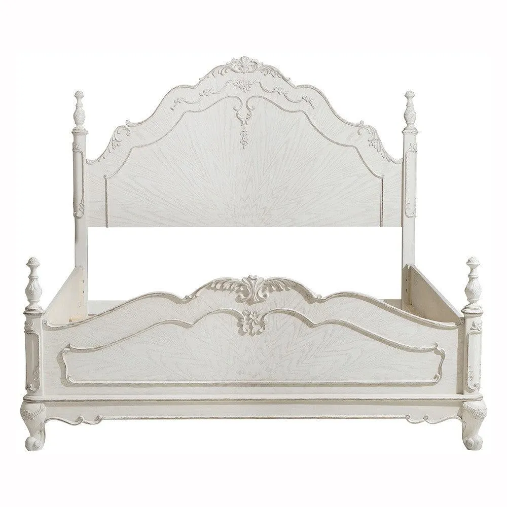 Cinderella Antique White Poster Youth Bedroom Set - Image 5