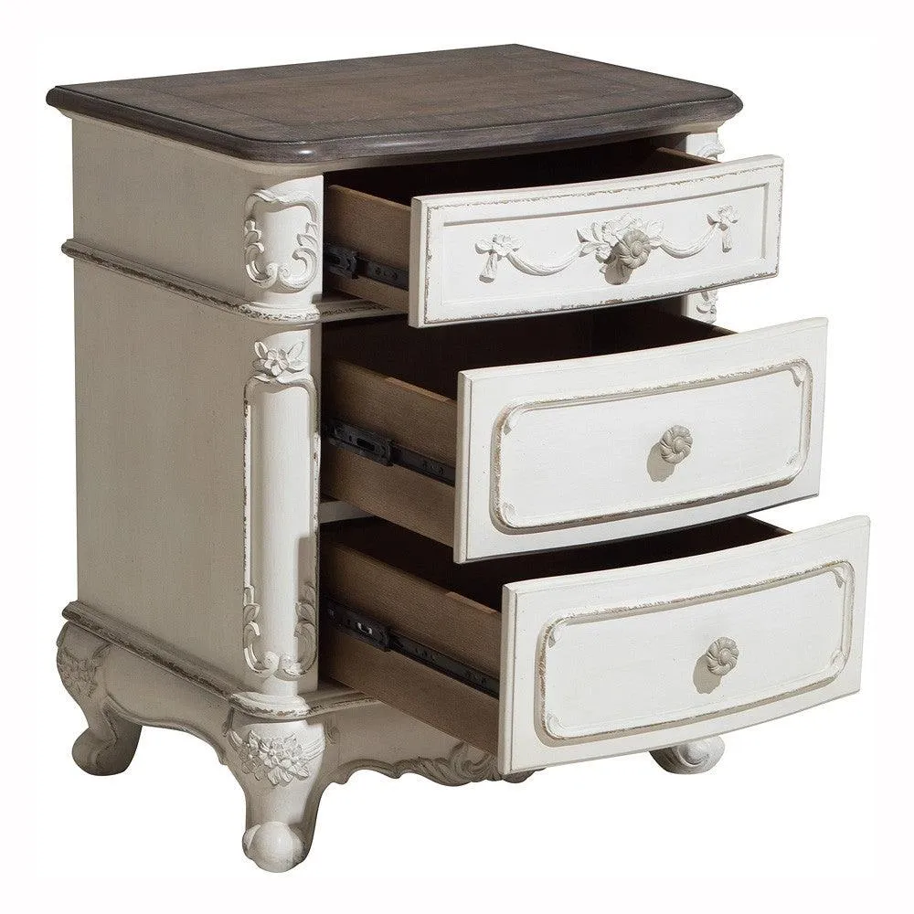 Cinderella Antique White Poster Youth Bedroom Set - Image 7
