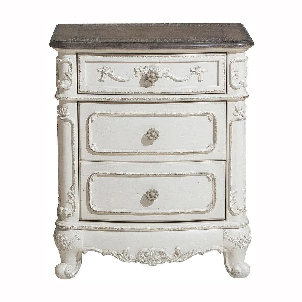 Cinderella Antique White Poster Youth Bedroom Set - Image 8