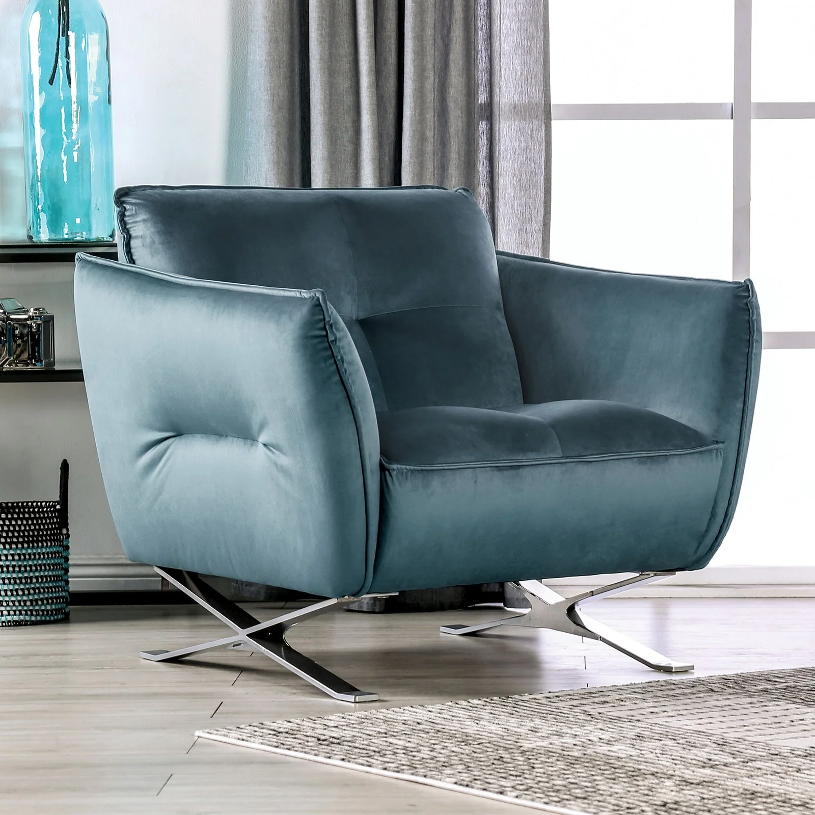 Civellutino Teal Chair