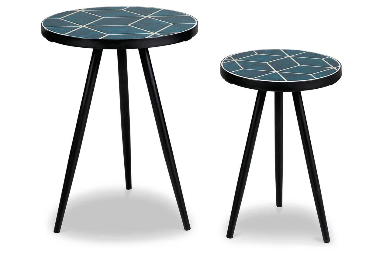 Clairbelle Teal Accent Table - Image 2