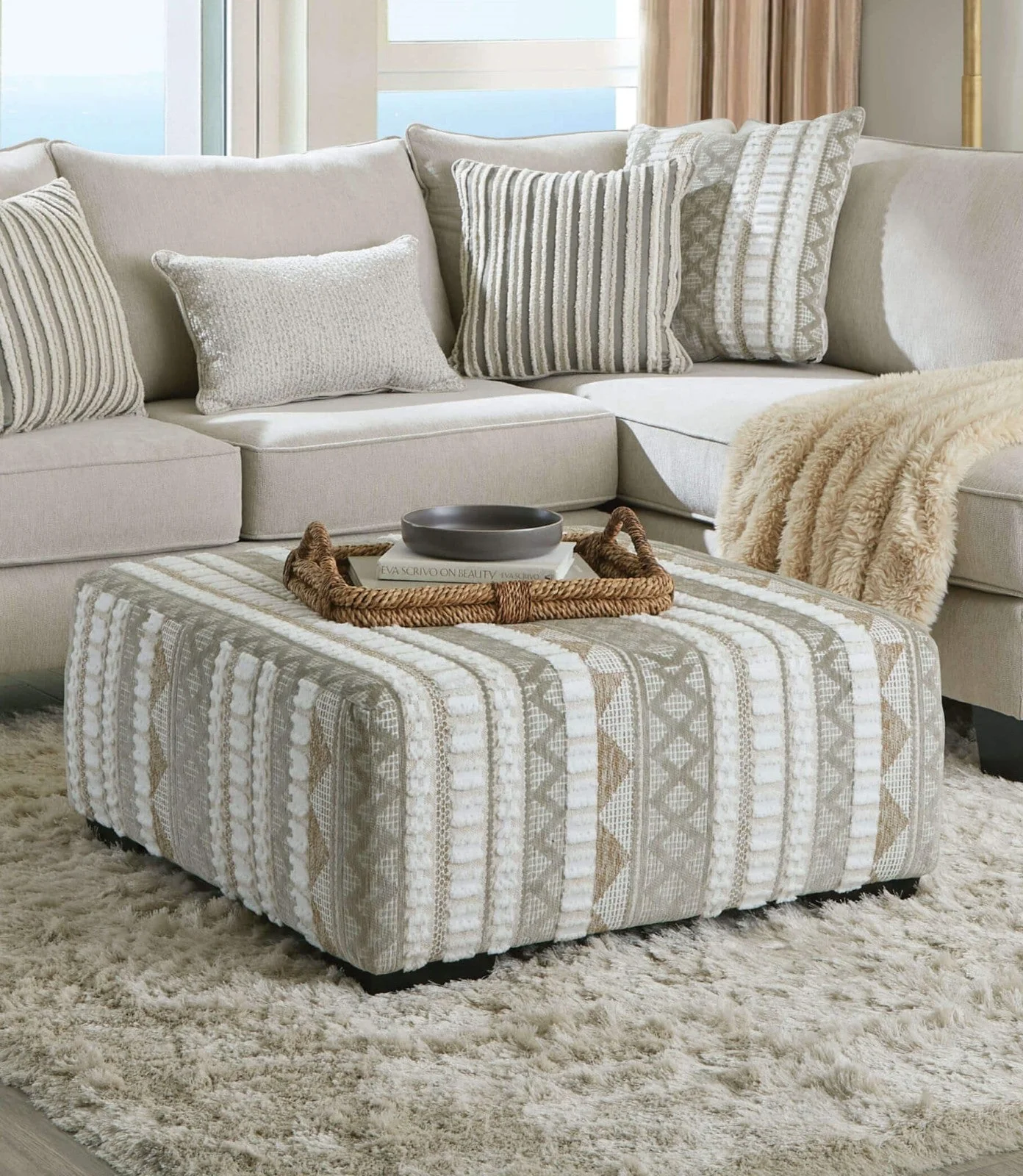 Clapham Beige Sectional - Image 2