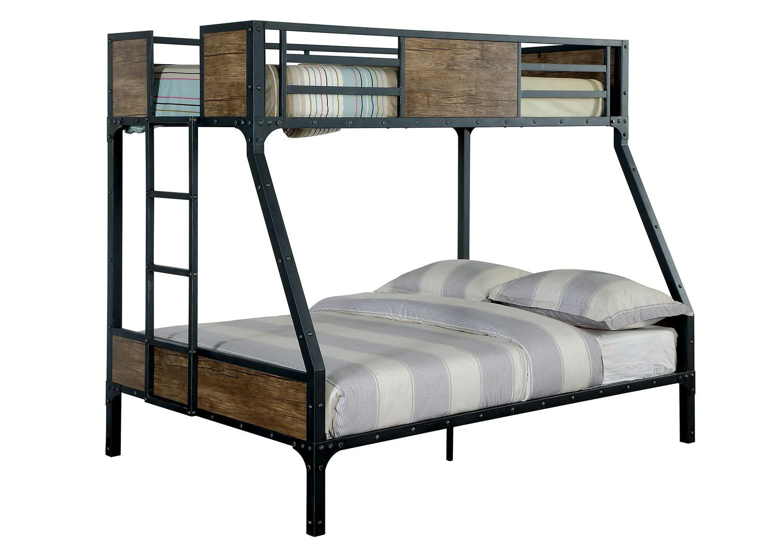 Clapton Black Twin/Full Bunk Bed - Image 2