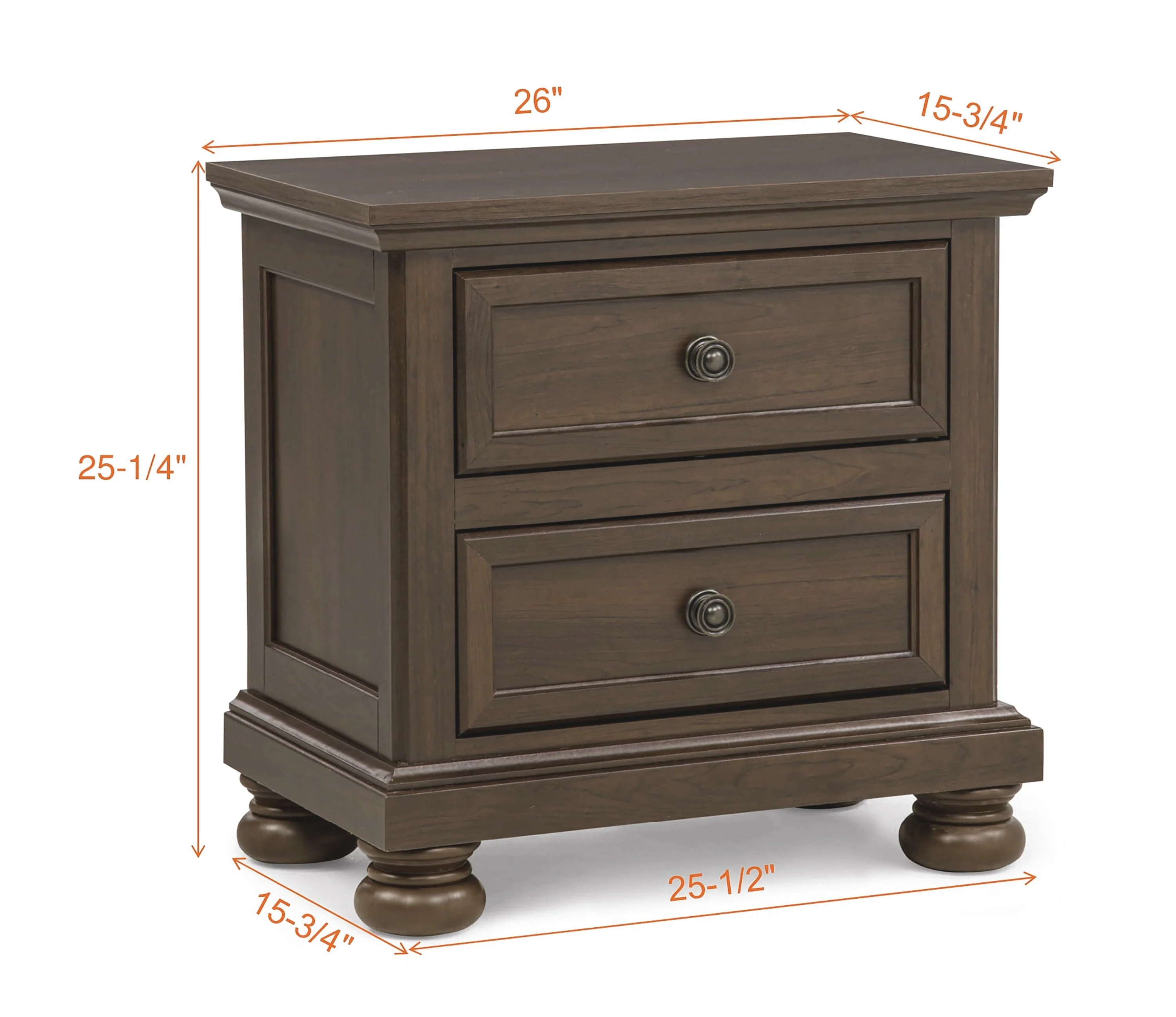 Claribelle Brown Storage Sleigh Bedroom Set - Image 17