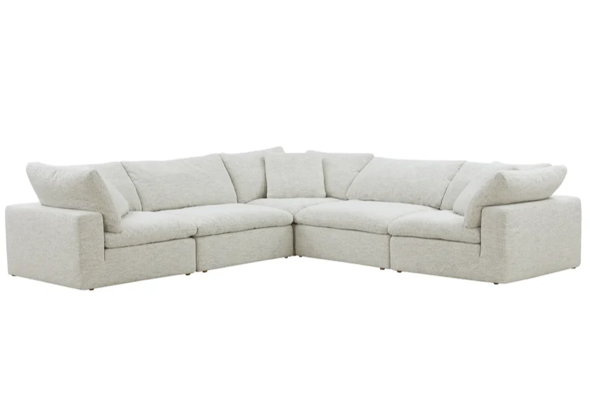Clay Classic L-Shaped Modular Sectional Coastside Sand