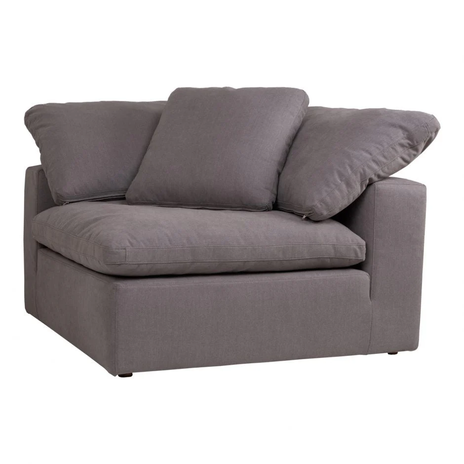 Clay Corner Chair Light Grey - Image 3