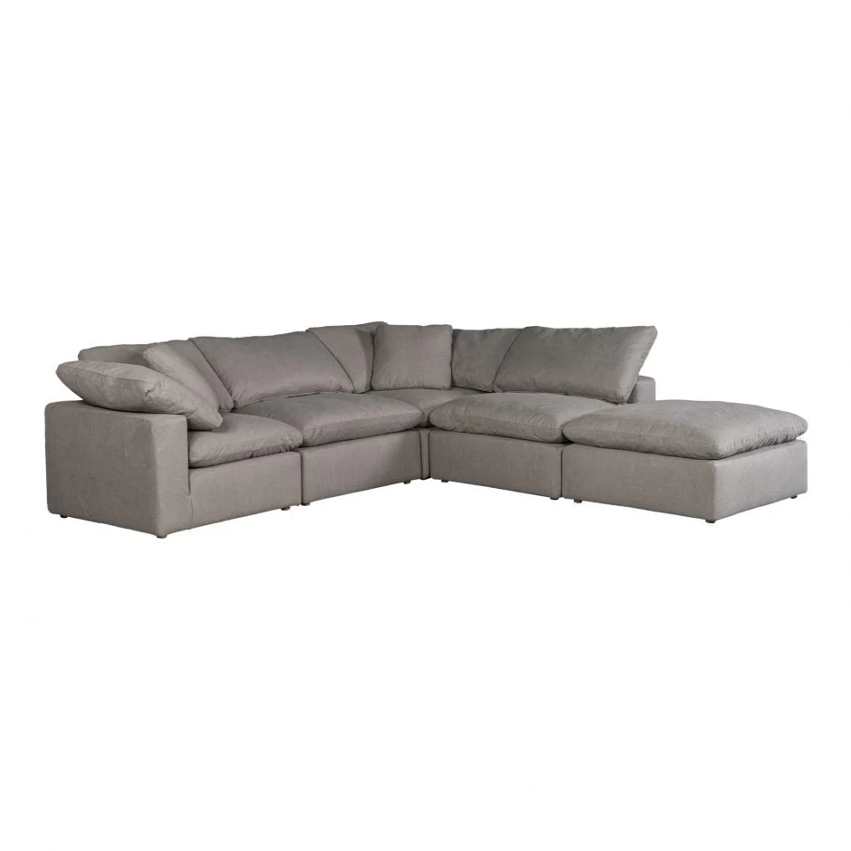 Clay Dream Modular Sectional Light Grey - Image 4