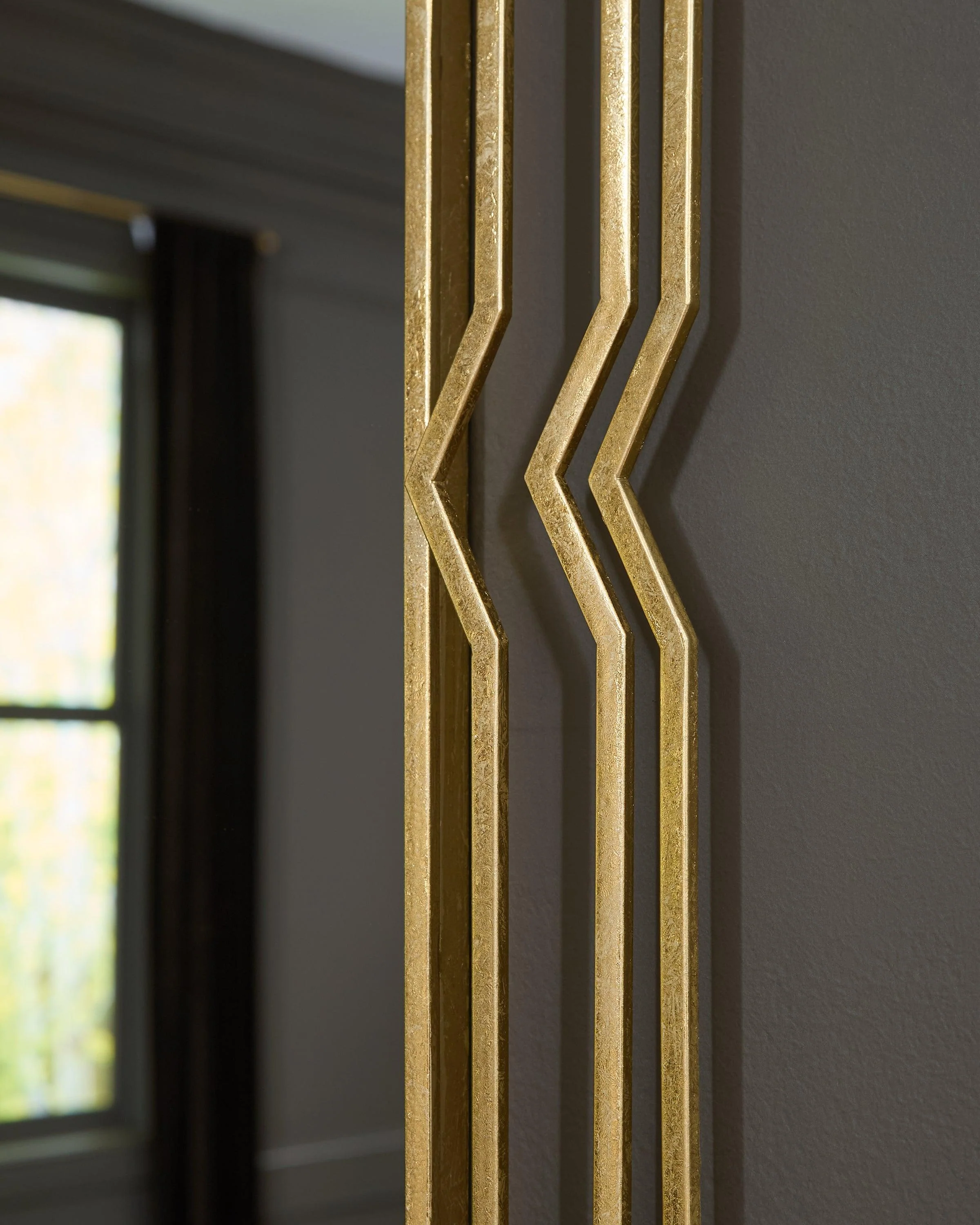 Claybrook Gold Finish Accent Mirror - Image 6