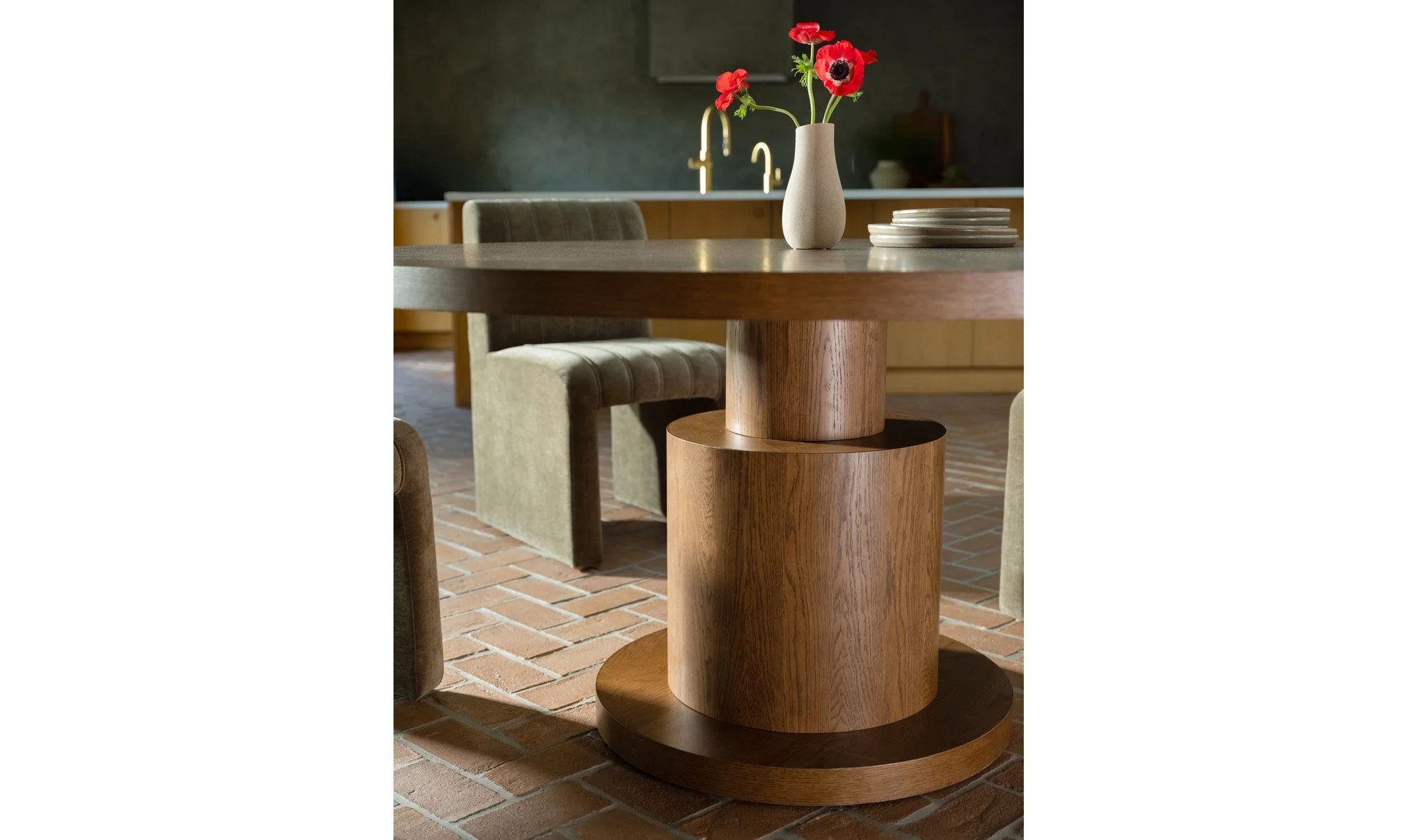 Clayton Dining Table Brown - Image 8