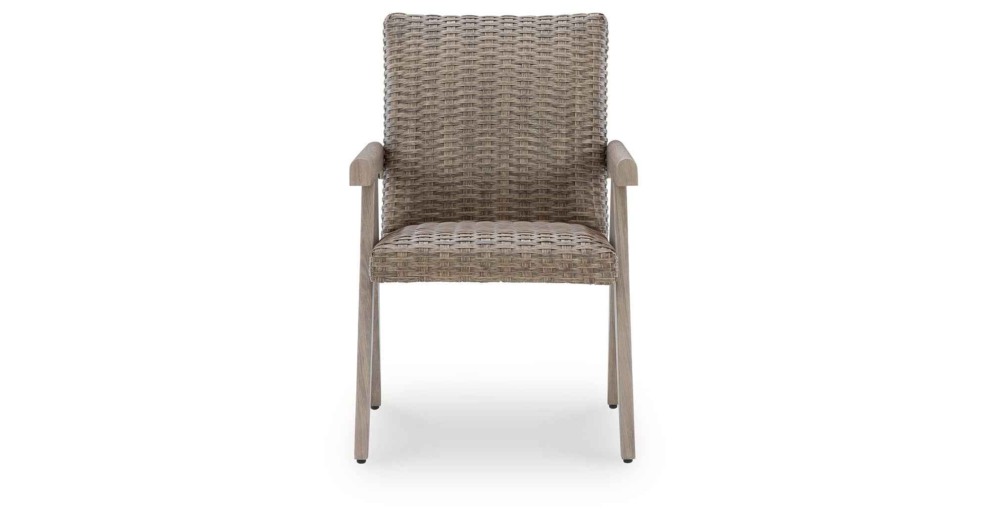 Cliff Trails Beige Outdoor Arm Chair - Image 12