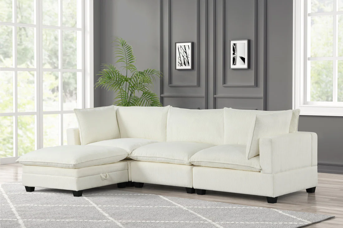 Cloud White Modular Sectional