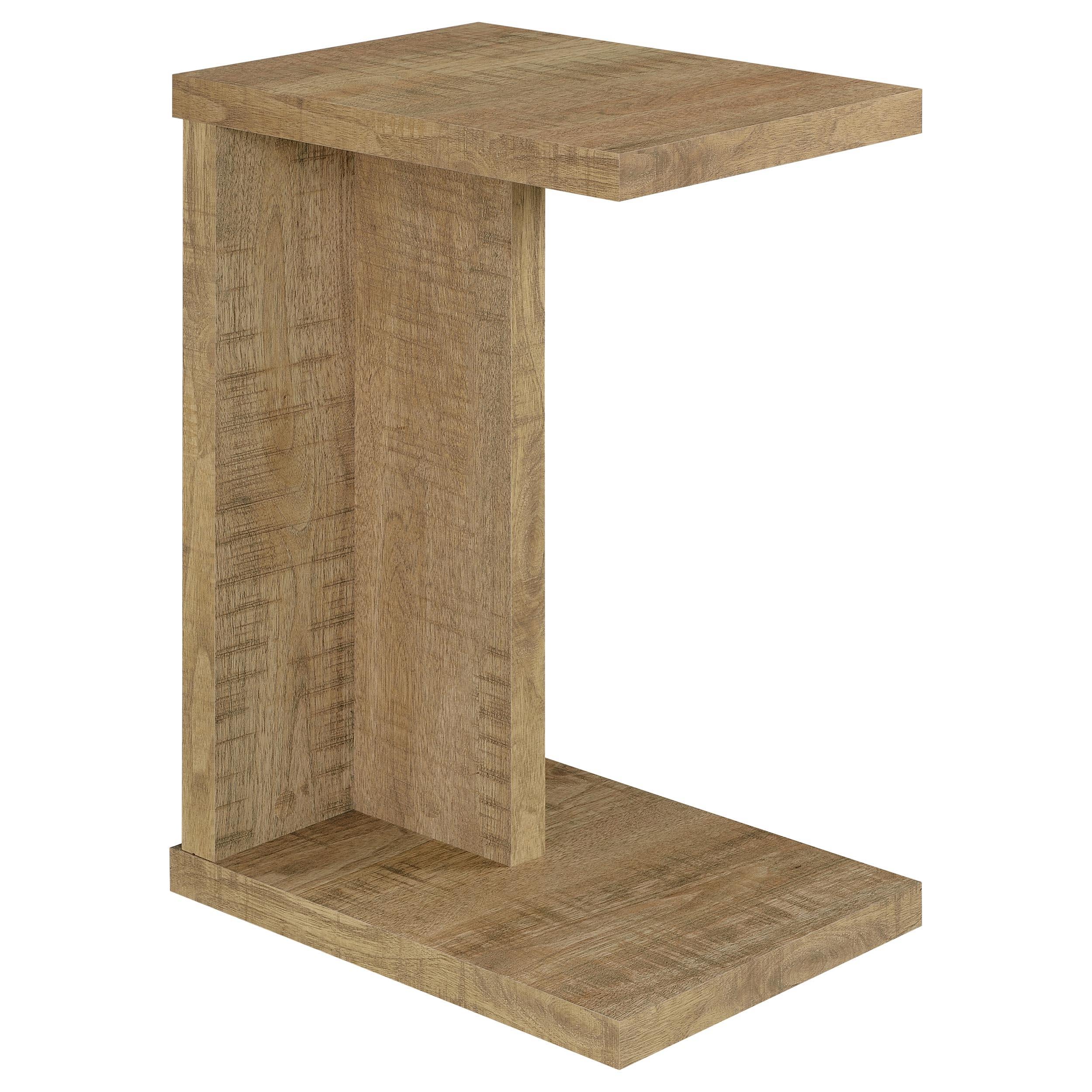 Clower Mango Engineered Wood C-Shaped Sofa Side Table - Image 2