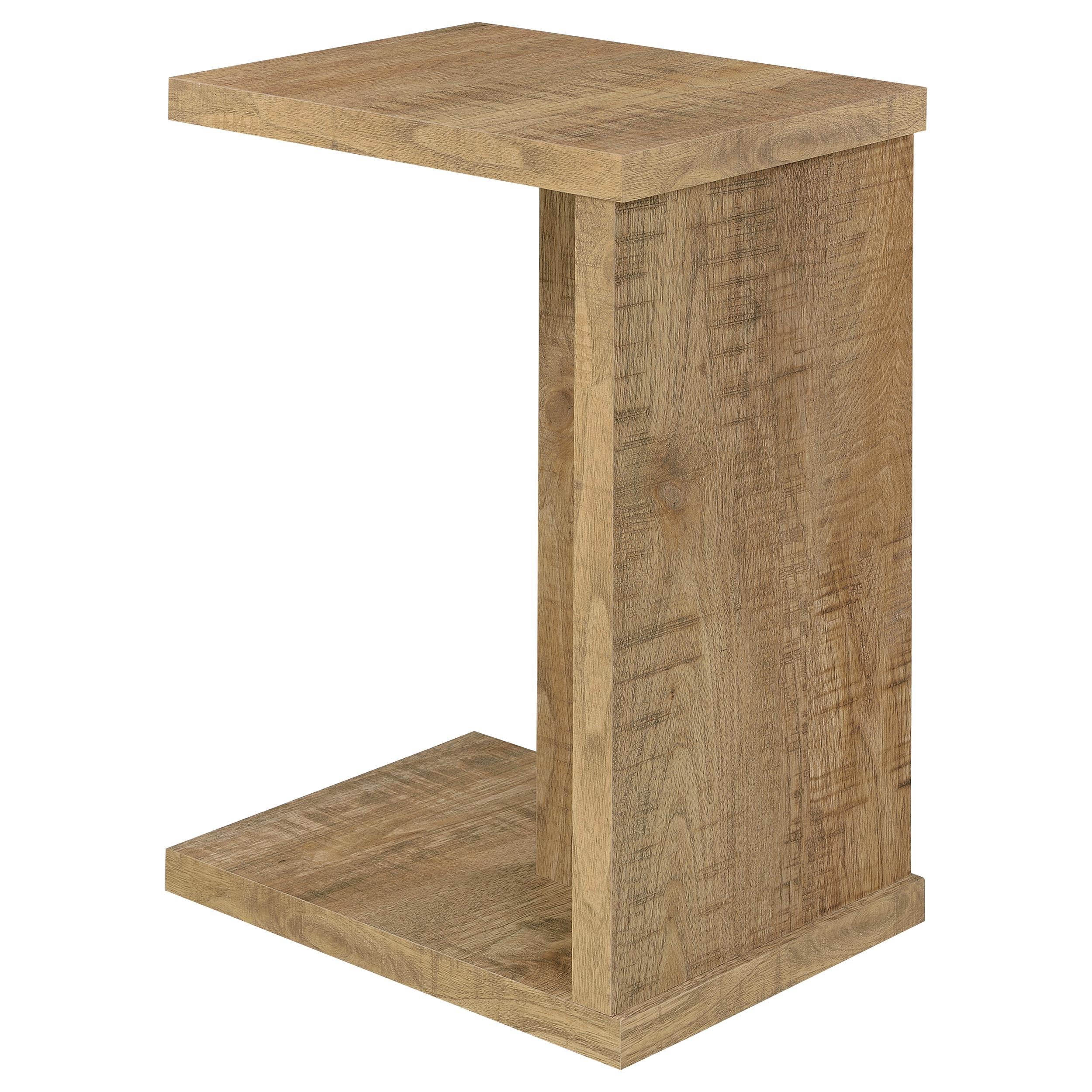 Clower Mango Engineered Wood C-Shaped Sofa Side Table - Image 6