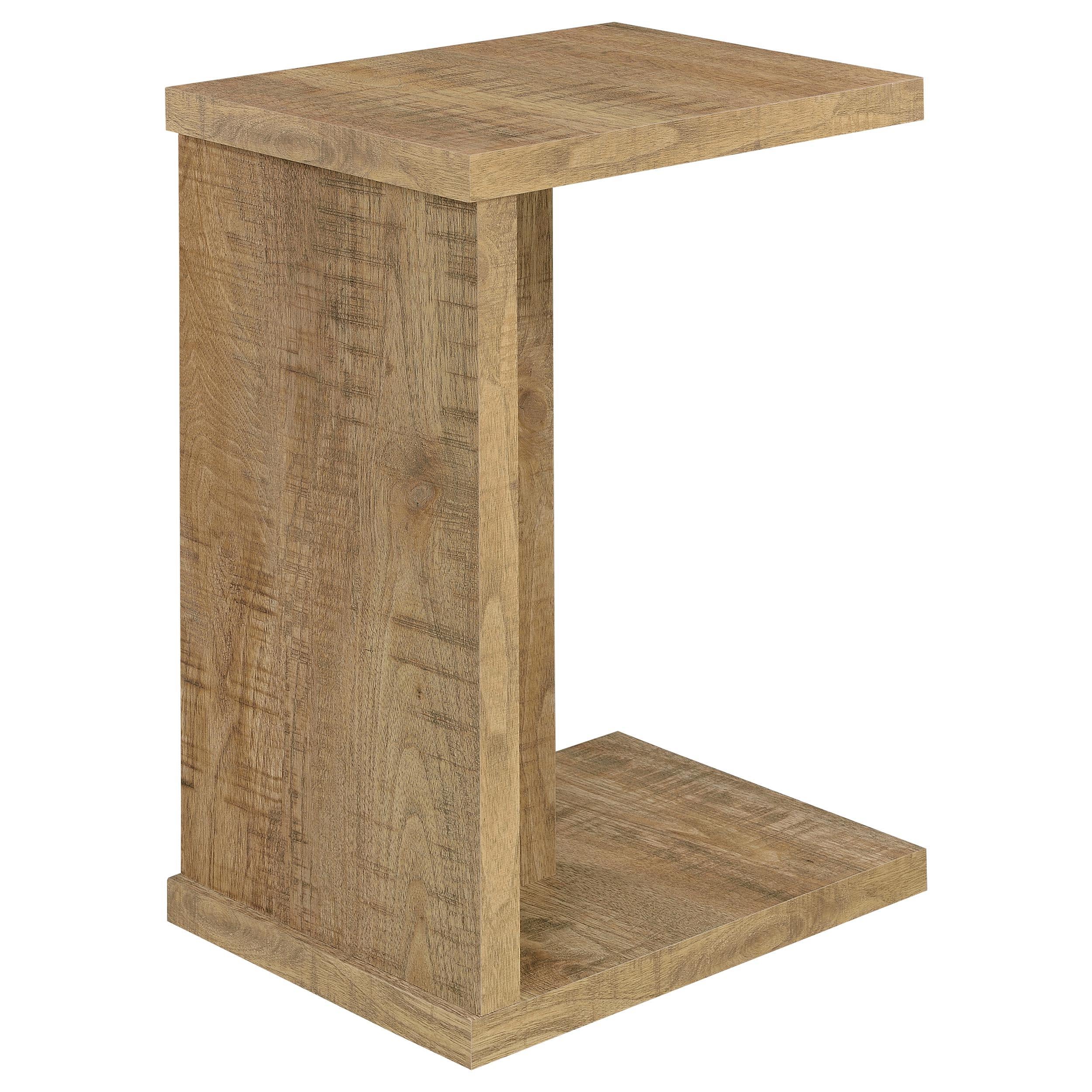 Clower Mango Engineered Wood C-Shaped Sofa Side Table - Image 7