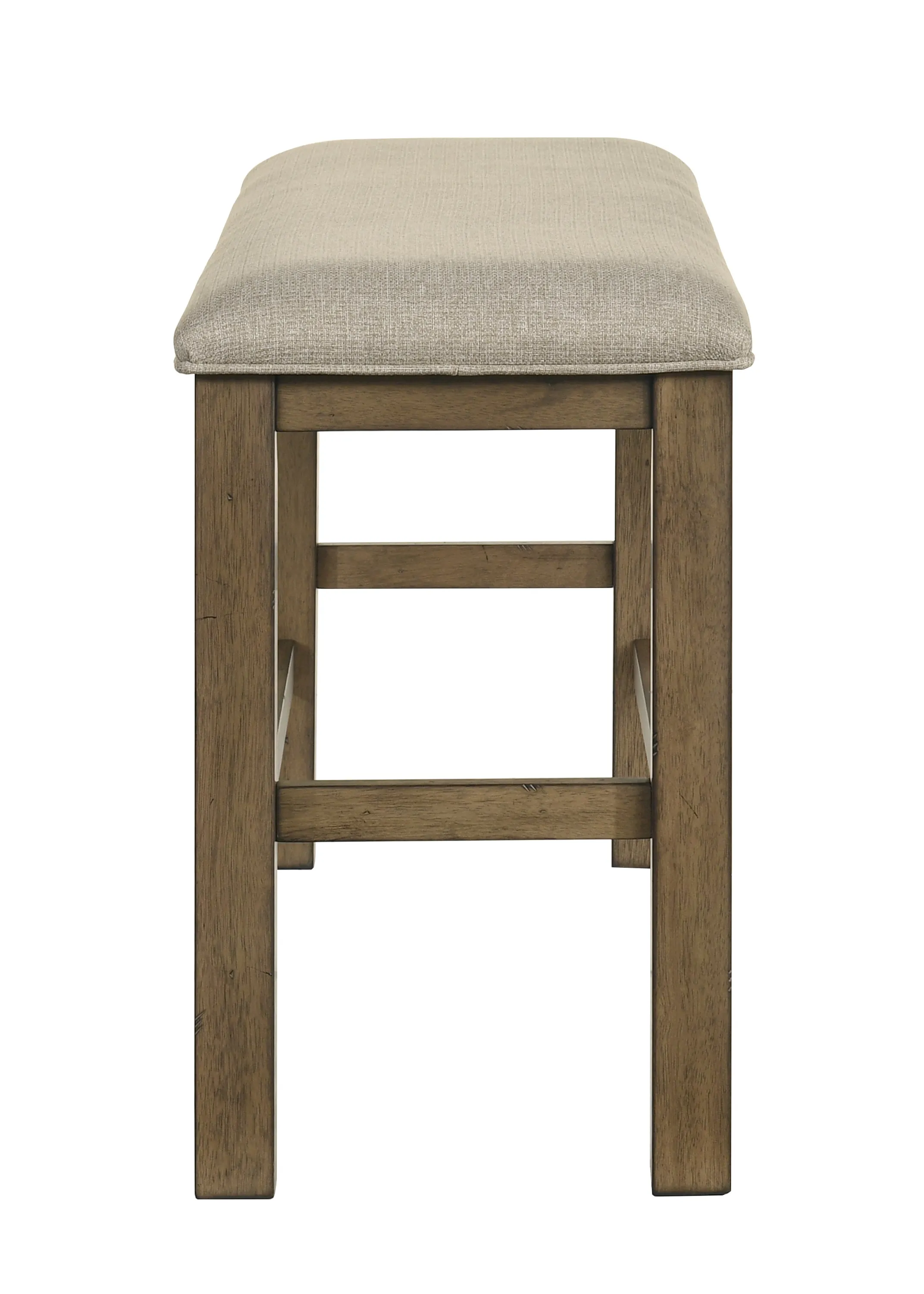 Cockrell Brown and Beige Counter Height Bench - Image 2