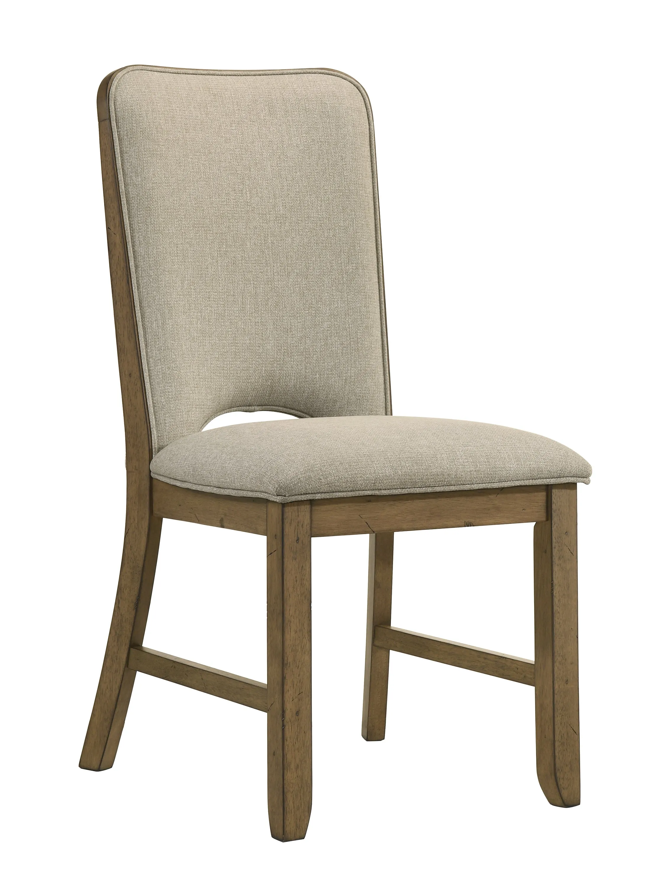 Cockrell Brown/Beige Side Chair (Set of 2)
