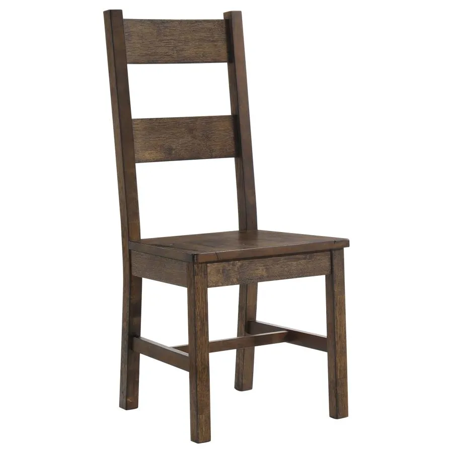 Coleman Rustic Golden Brown 7-Piece Dining Set - Image 5