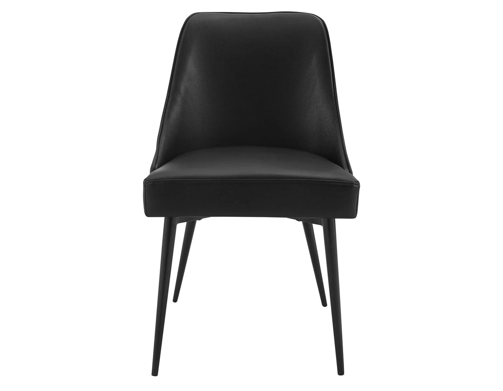 Colfax, Black Leatherette Side Chair, Set of 2 - Image 4