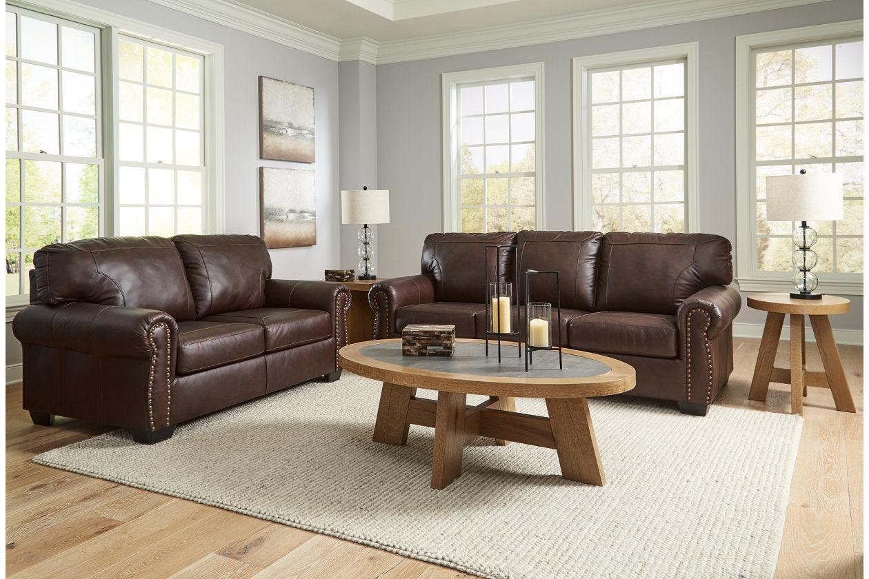 Colleton Dark Brown Sofa and Loveseat - Image 2